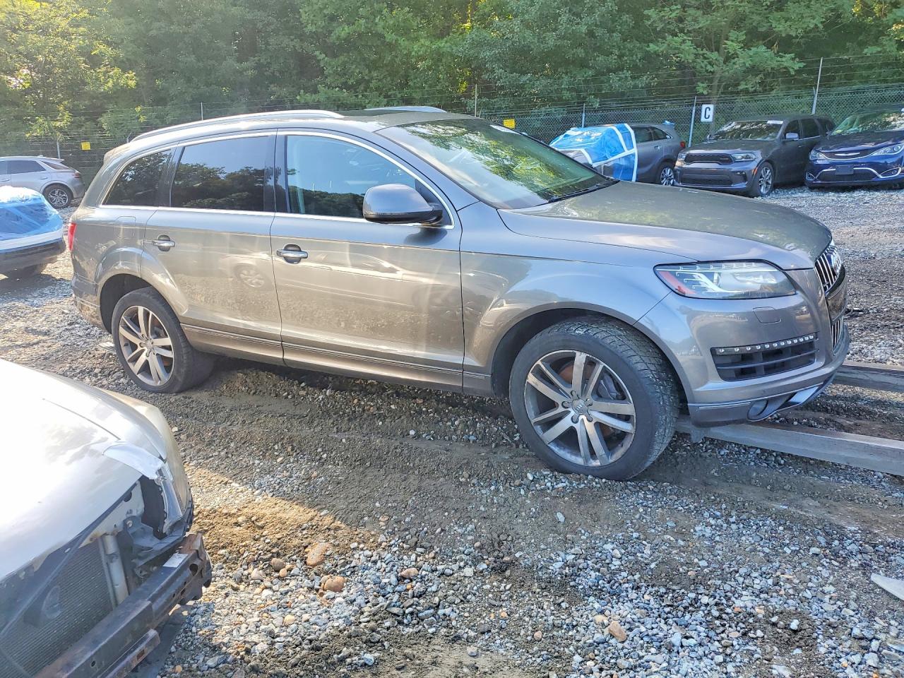 2015 Audi Q7 Premium Plus Gray vin: WA1LGAFE9FD001578