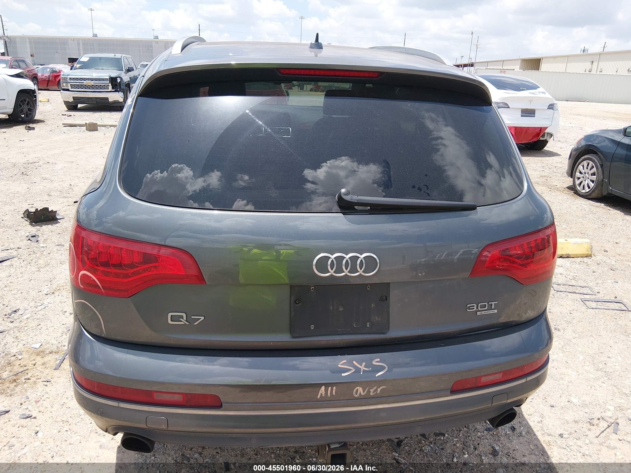 2015 Audi Q7 3.0t Premium Gray vin: WA1LGAFE9FD001628