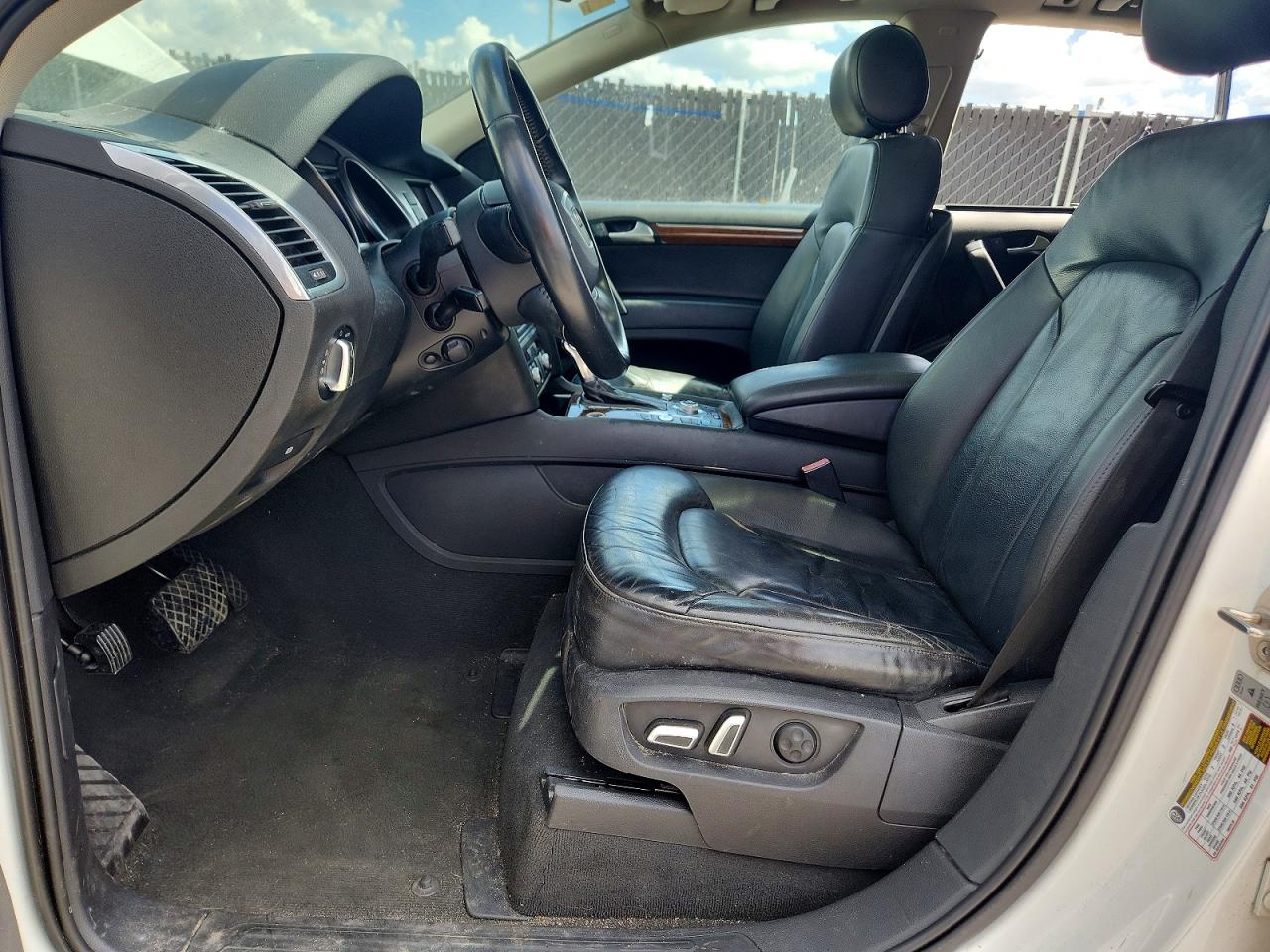 2015 Audi Q7 Premium Plus White vin: WA1LGAFE9FD014606