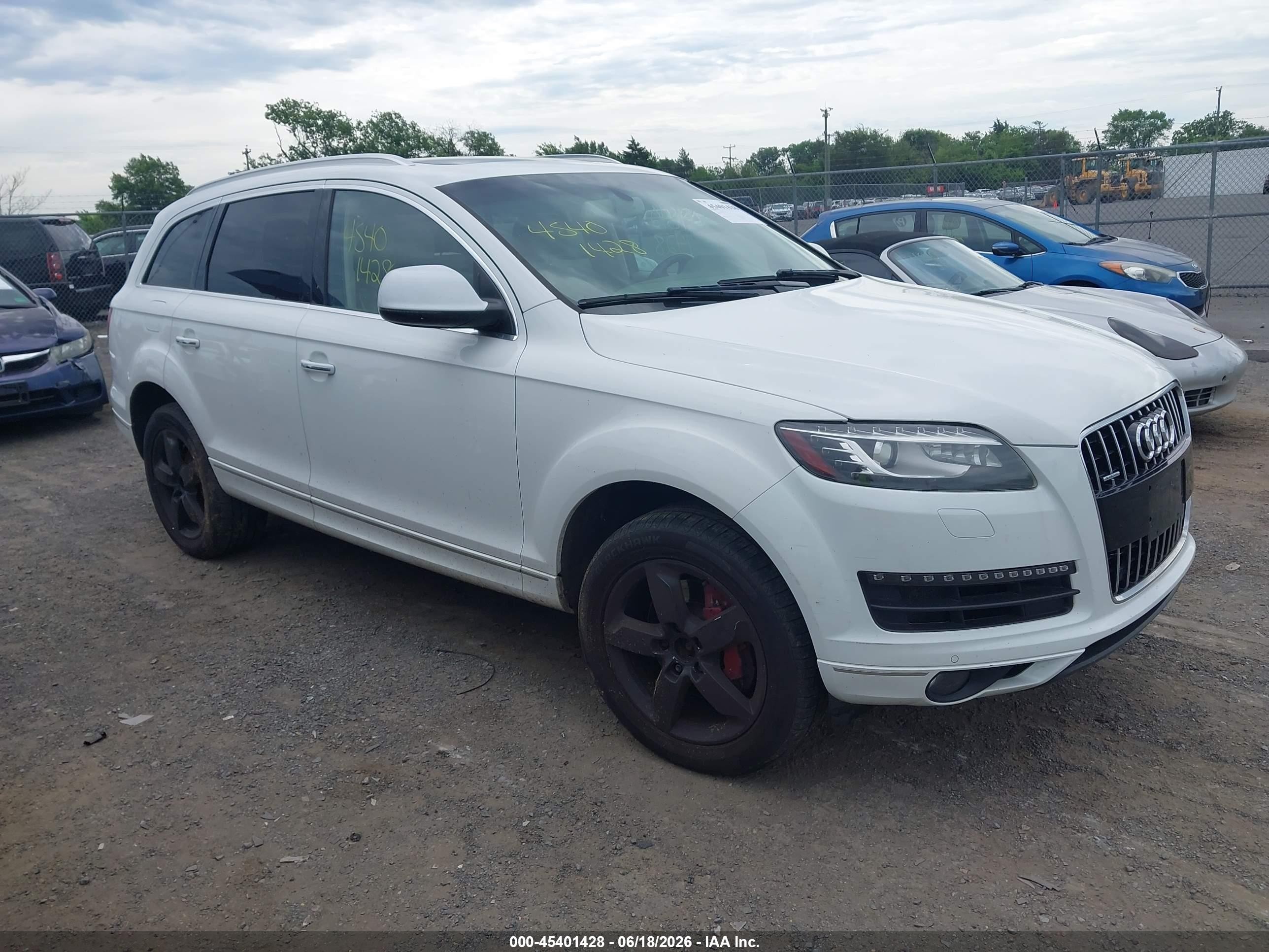 2015 Audi Q7 3.0t Premium White vin: WA1LGAFE9FD019191