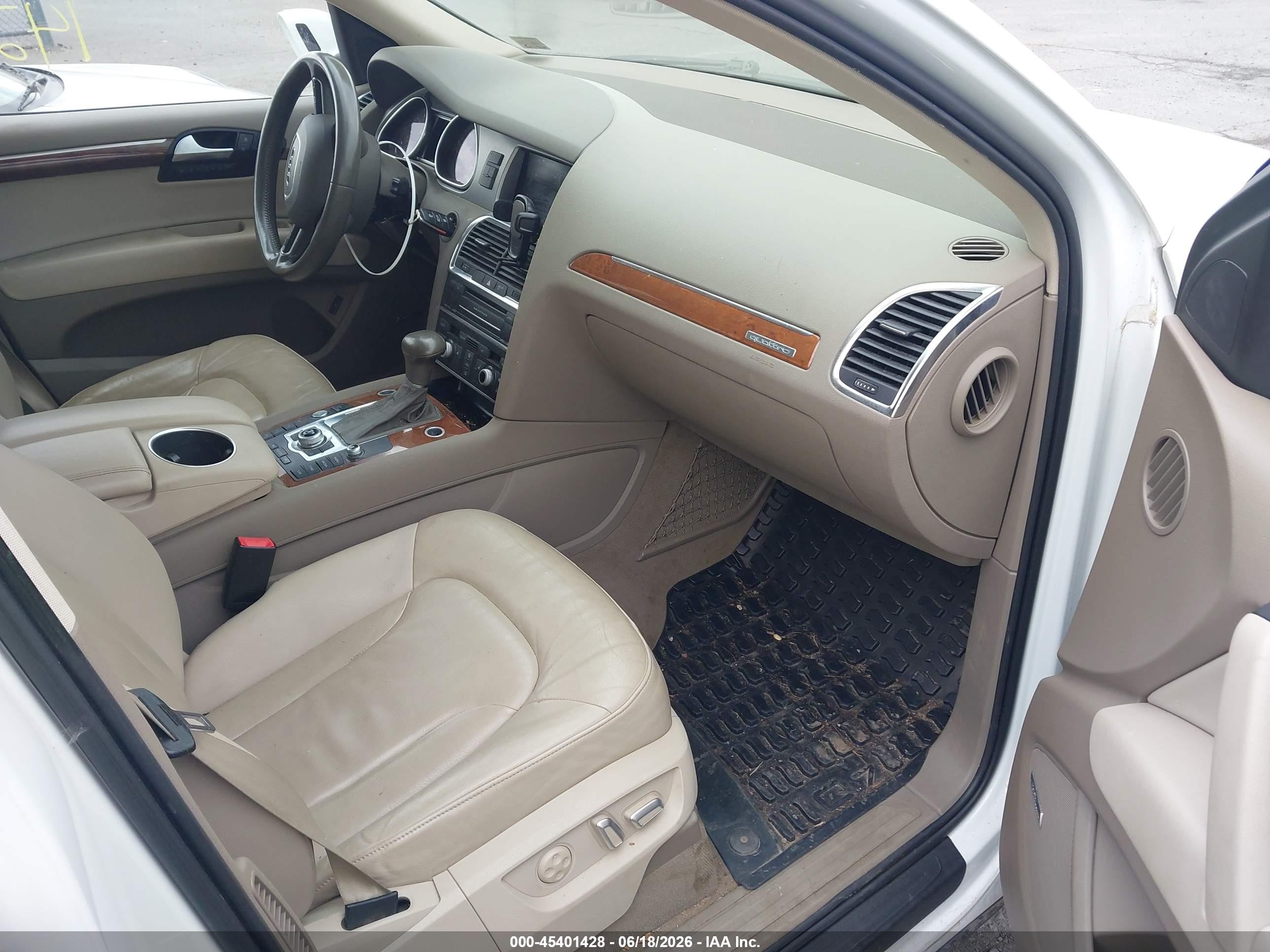 2015 Audi Q7 3.0t Premium White vin: WA1LGAFE9FD019191