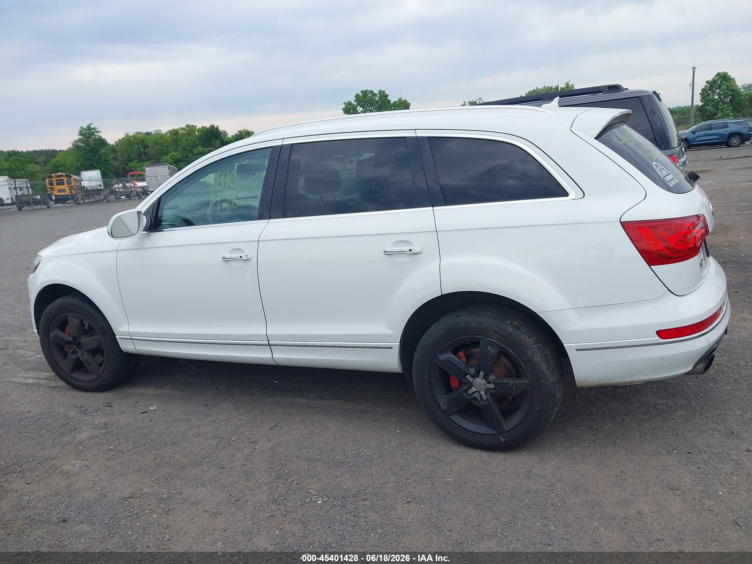 2015 Audi Q7 3.0t Premium White vin: WA1LGAFE9FD019191