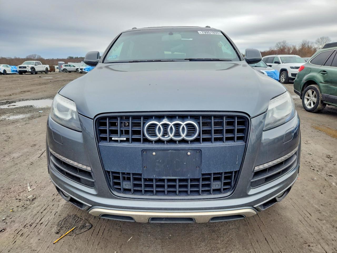 2015 Audi Q7 Premium Plus Gray vin: WA1LGAFE9FD028943