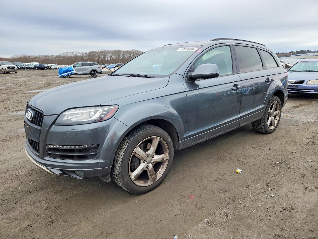 2015 Audi Q7 Premium Plus Gray vin: WA1LGAFE9FD028943