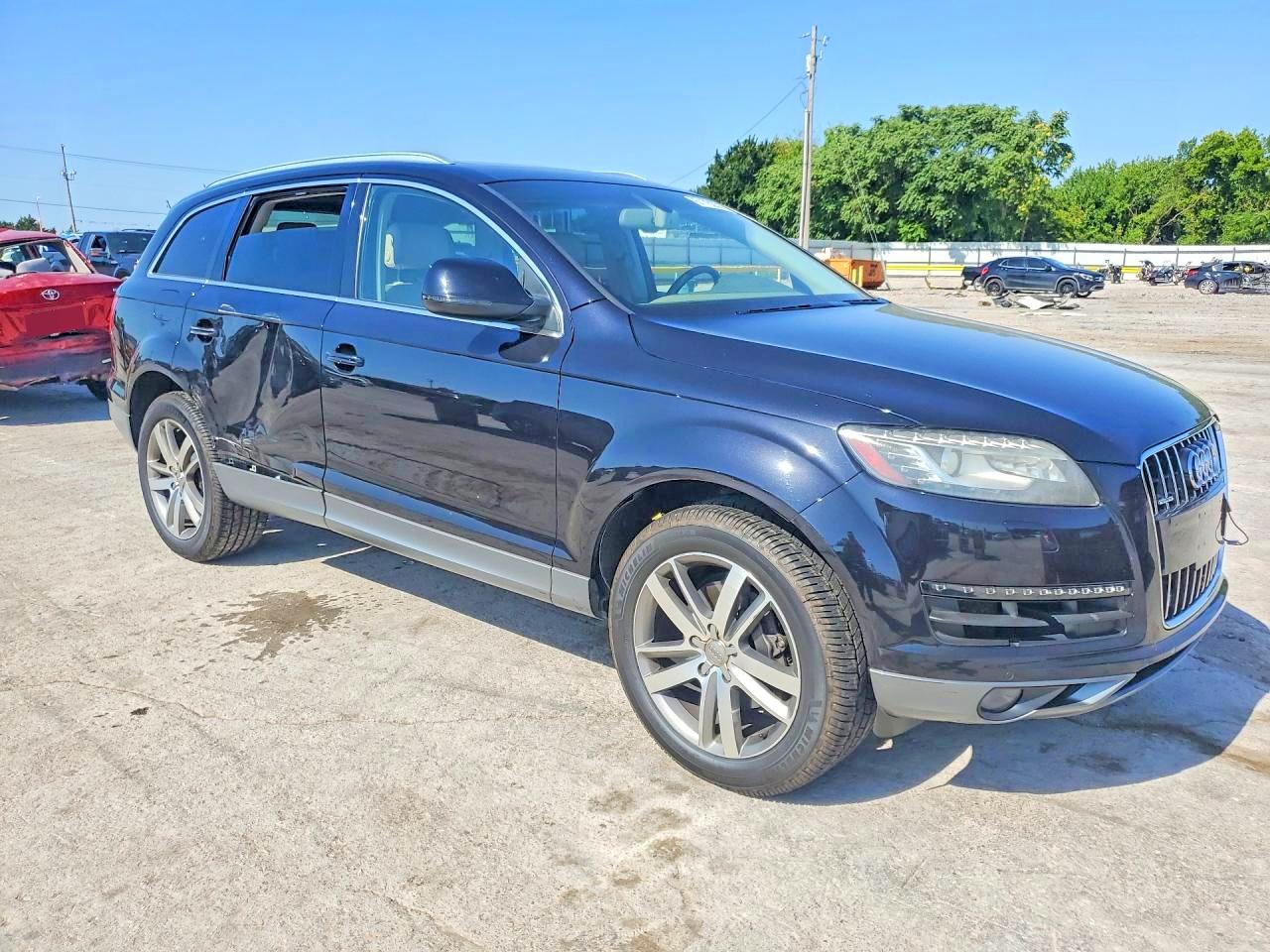 2013 Audi Q7 Premium Plus Black vin: WA1LGAFEXDD008696