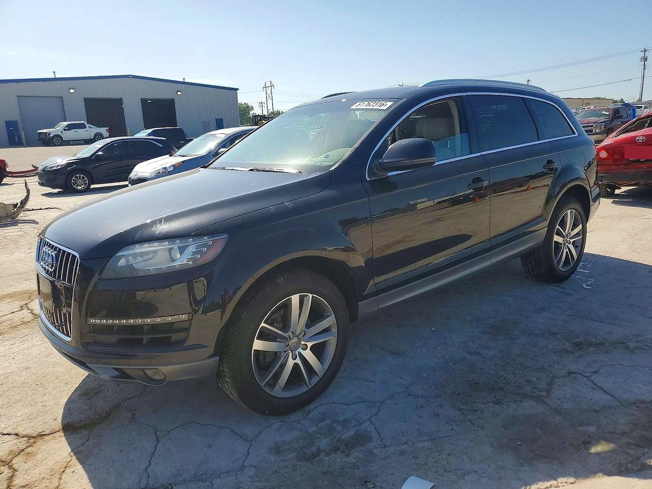 2013 Audi Q7 Premium Plus Black vin: WA1LGAFEXDD008696
