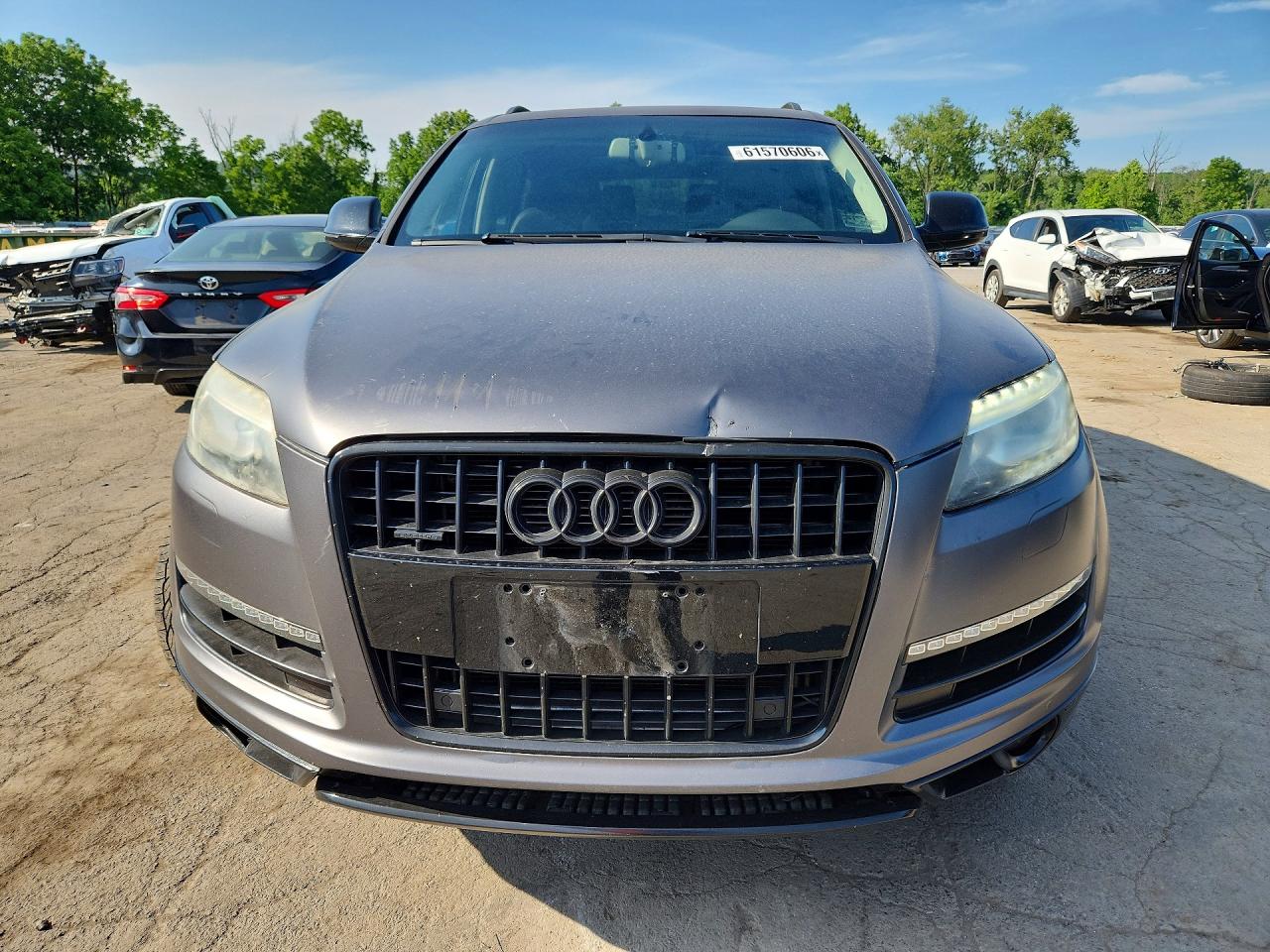 2013 Audi Q7 Premium Plus Silver vin: WA1LGAFEXDD010707