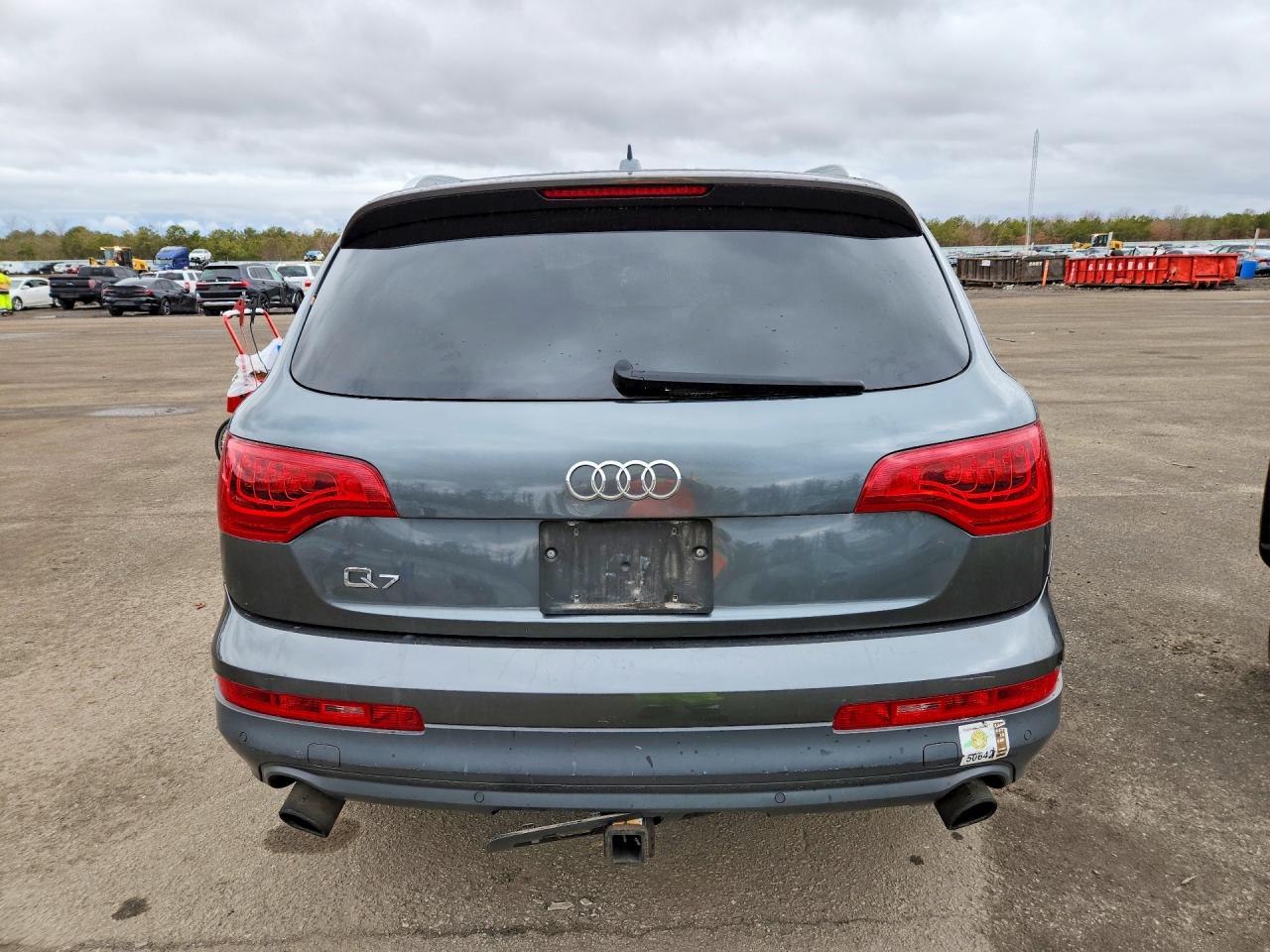 2013 Audi Q7 Premium Plus Gray vin: WA1LGAFEXDD015647