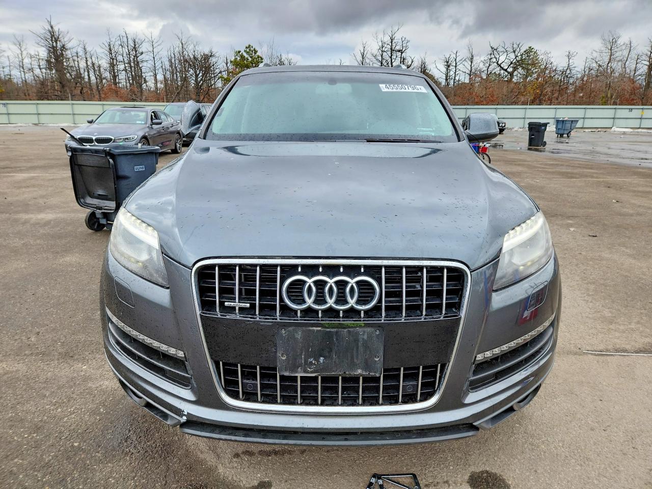 2013 Audi Q7 Premium Plus Gray vin: WA1LGAFEXDD015647