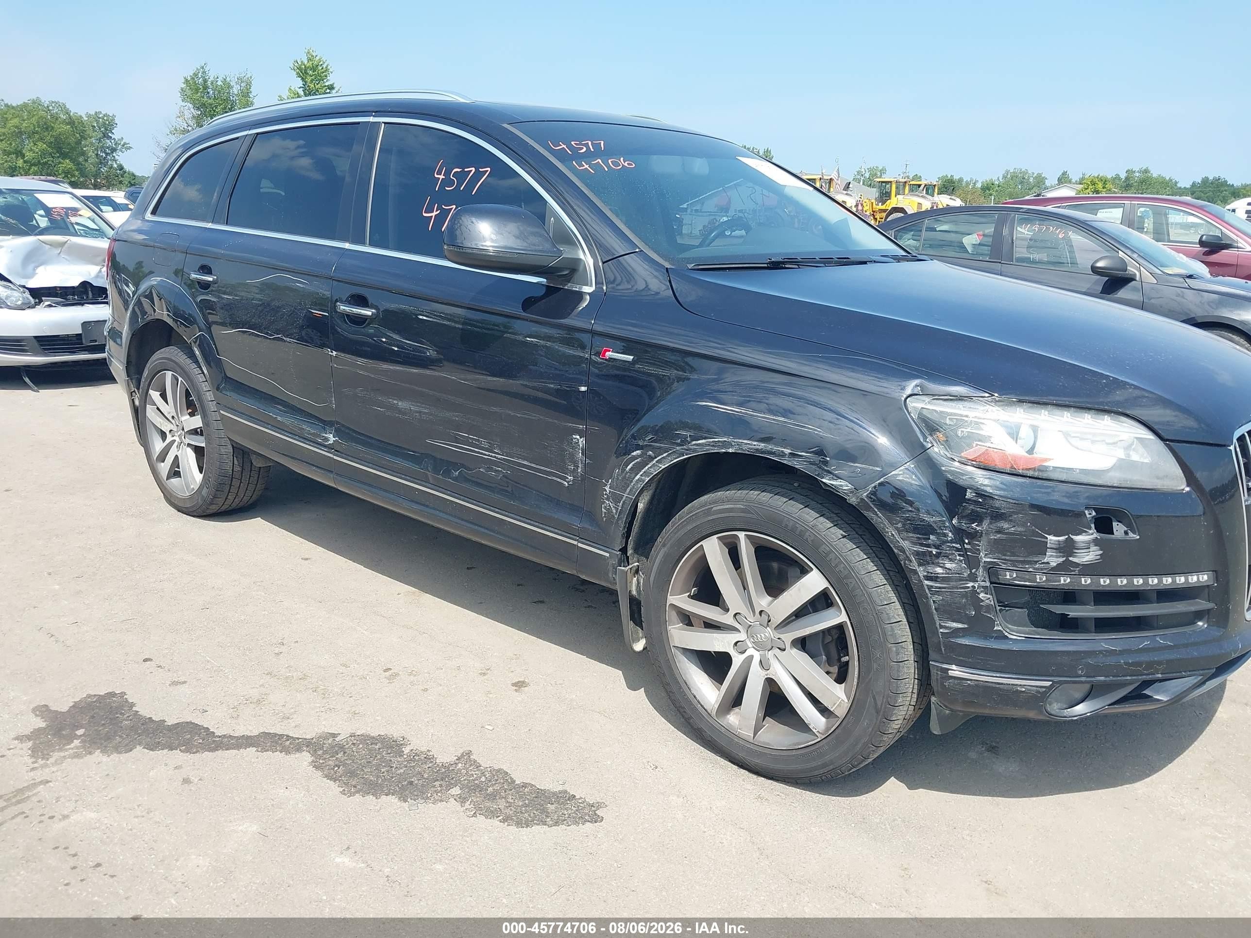 2014 Audi Q7 3.0t Premium Black vin: WA1LGAFEXED004293