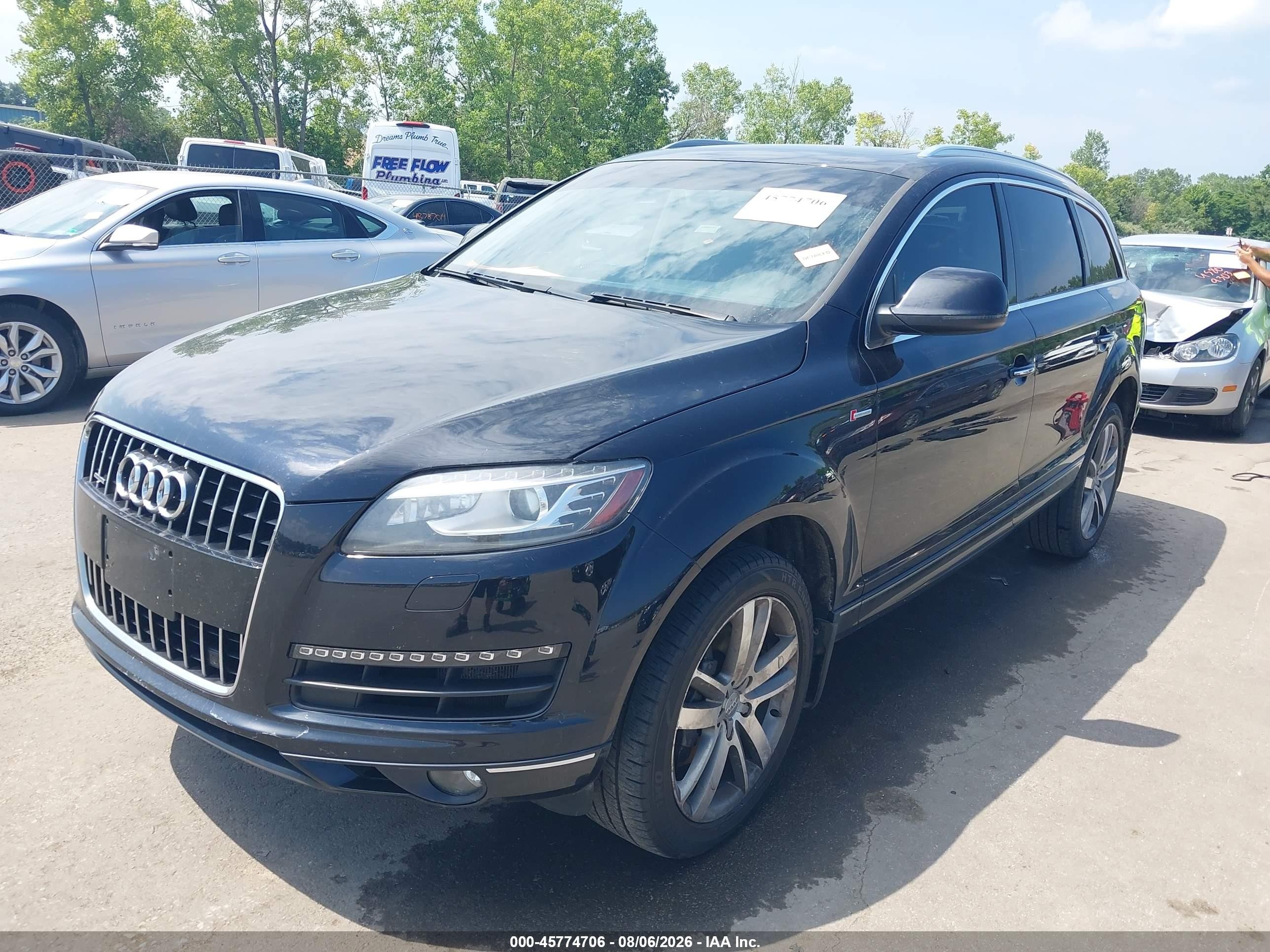 2014 Audi Q7 3.0t Premium Black vin: WA1LGAFEXED004293