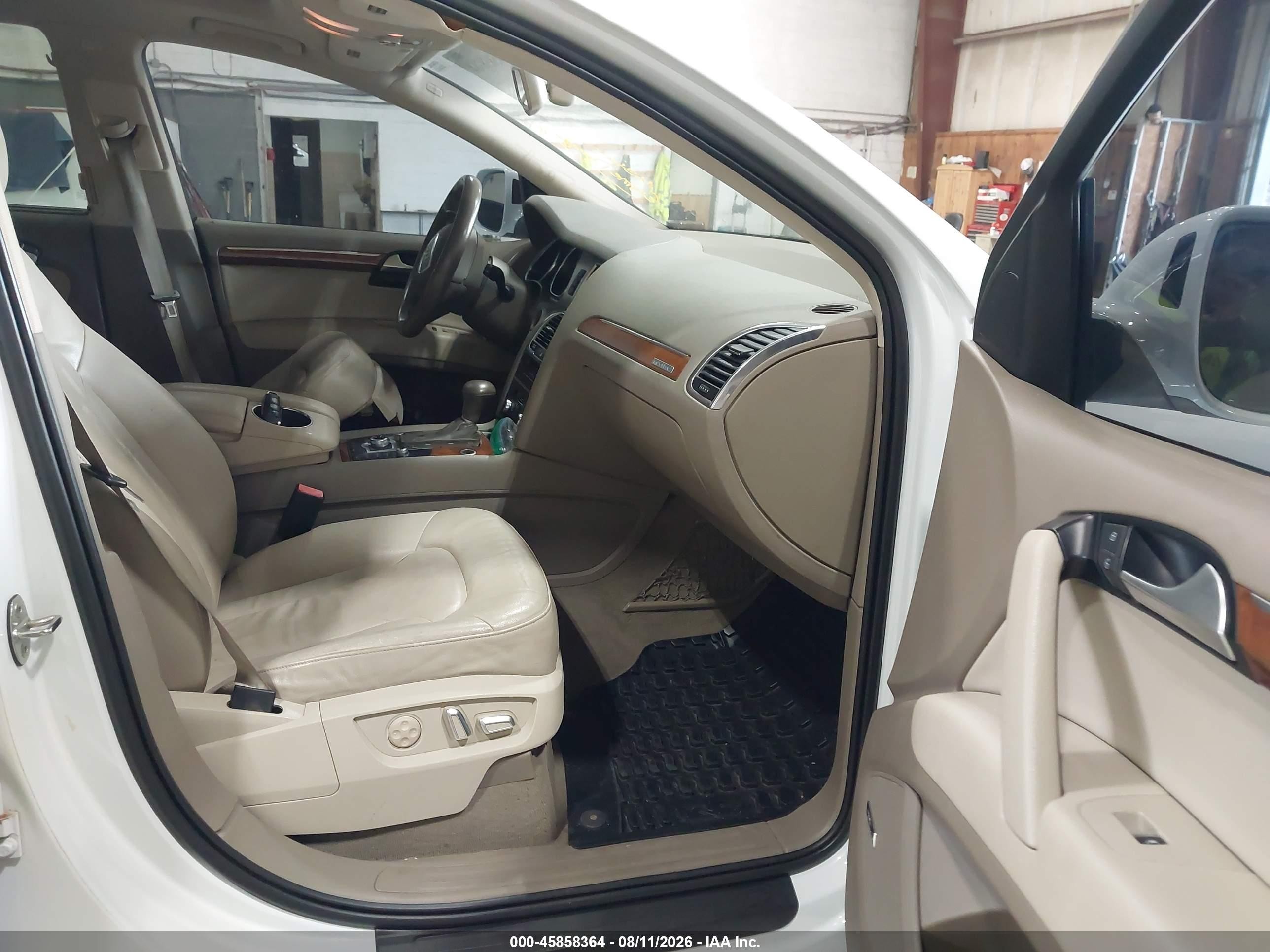 2014 Audi Q7 3.0t Premium White vin: WA1LGAFEXED009266