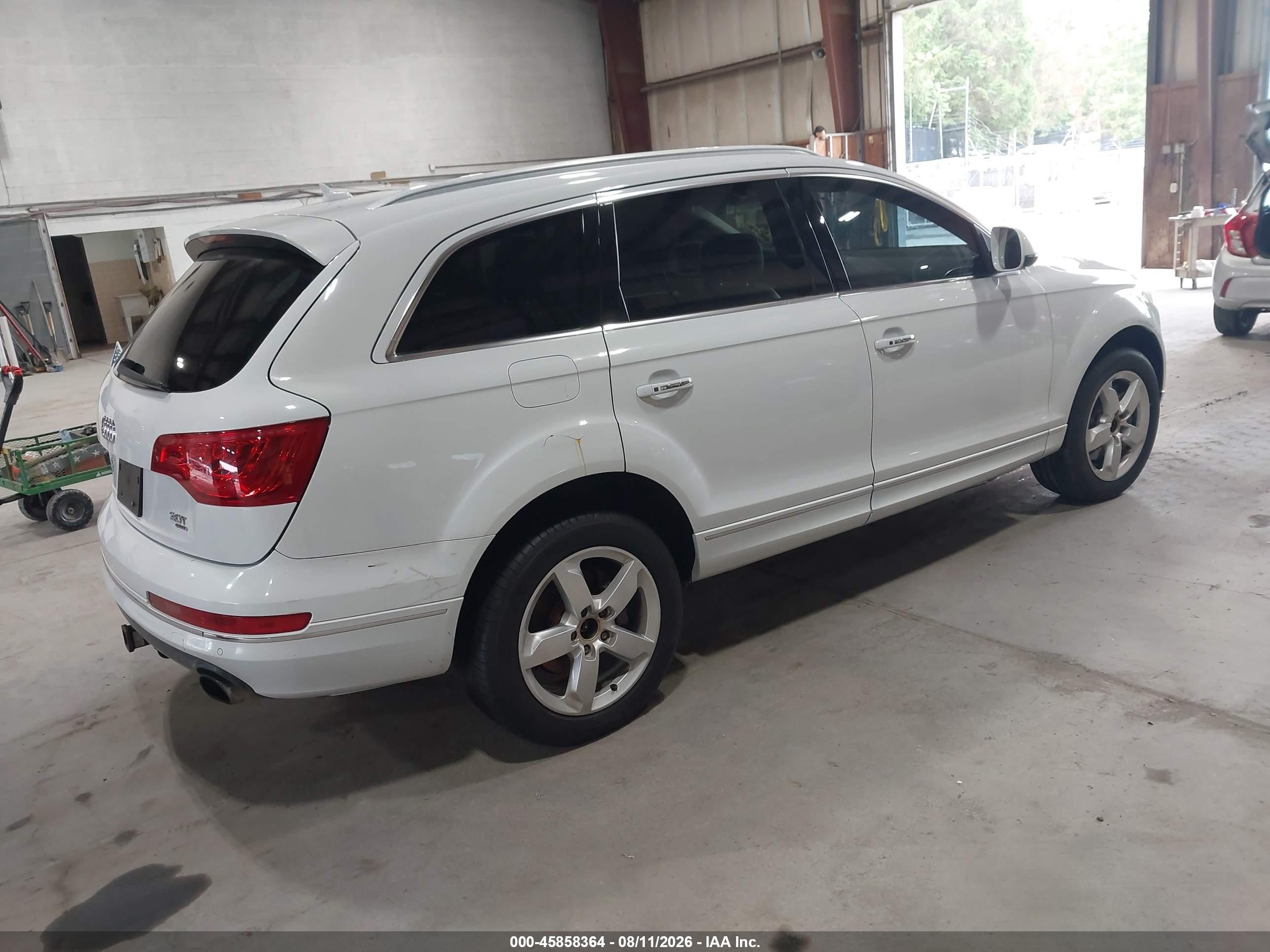2014 Audi Q7 3.0t Premium White vin: WA1LGAFEXED009266