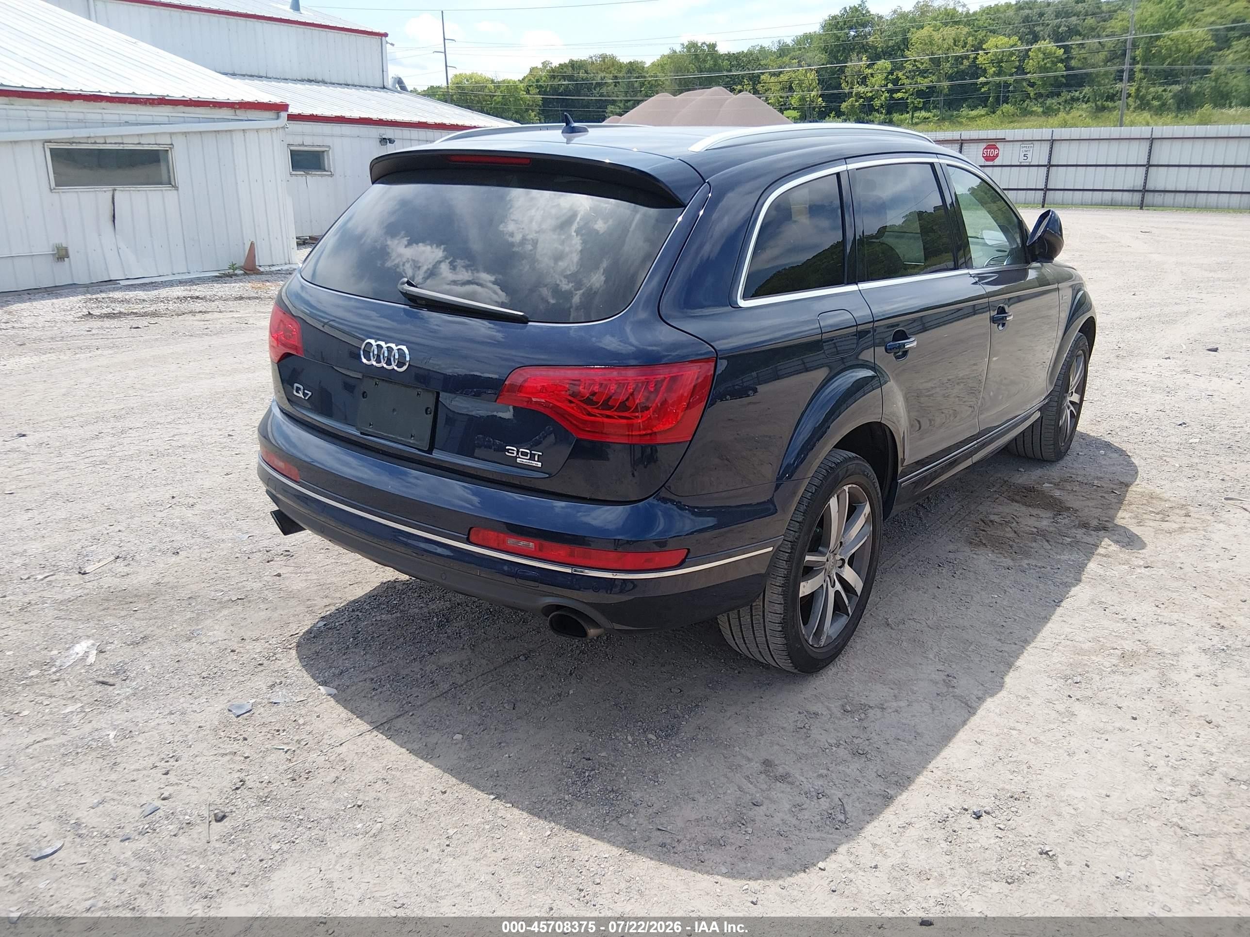 2014 Audi Q7 3.0t Premium Blue vin: WA1LGAFEXED019358