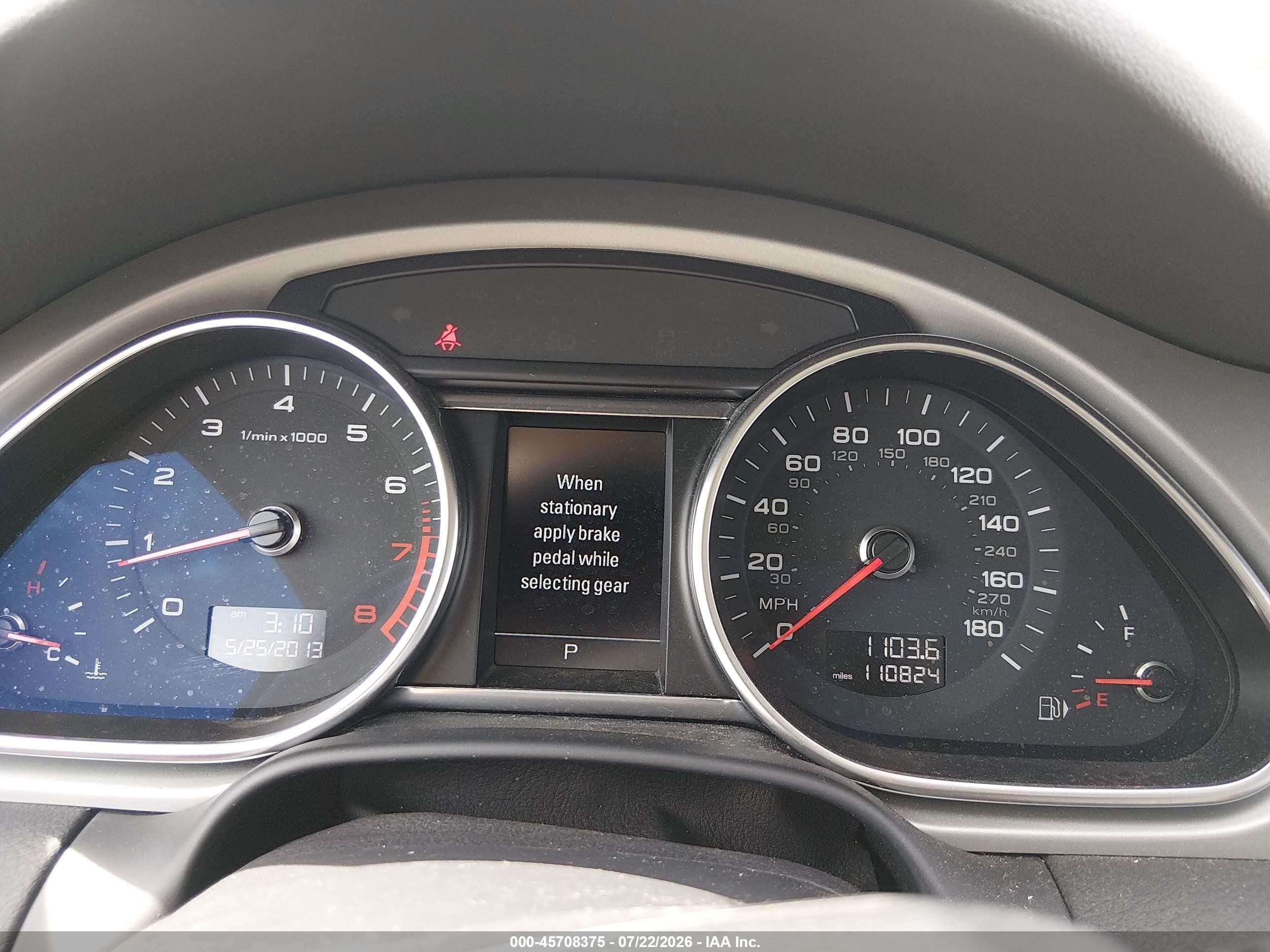 2014 Audi Q7 3.0t Premium Blue vin: WA1LGAFEXED019358
