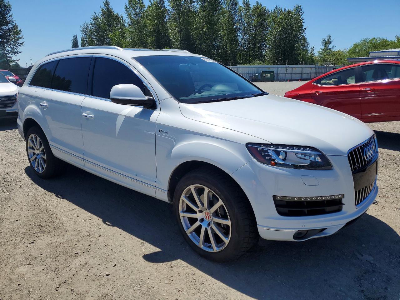 2015 Audi Q7 Premium Plus White vin: WA1LGAFEXFD001587