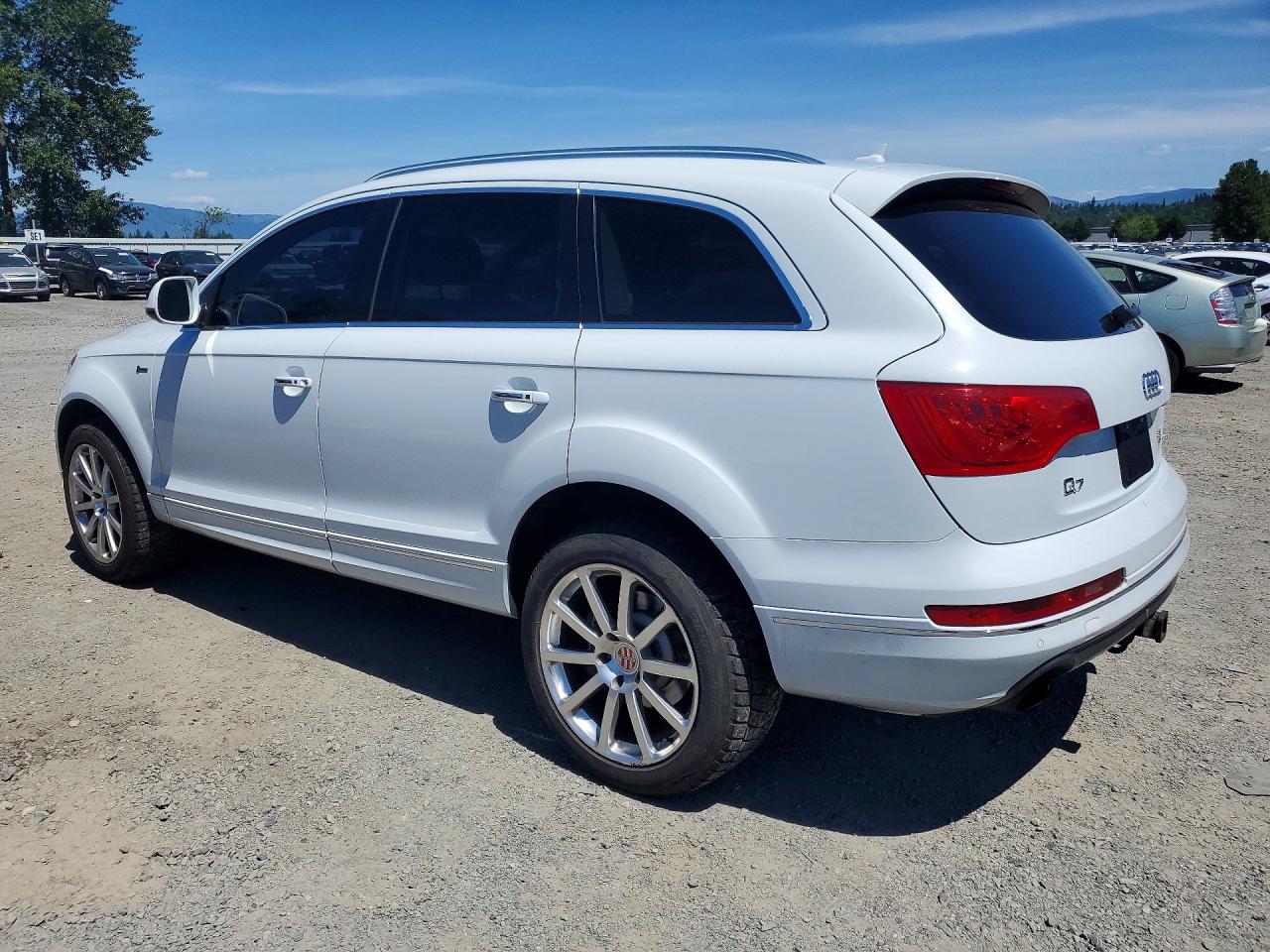 2015 Audi Q7 Premium Plus White vin: WA1LGAFEXFD001587