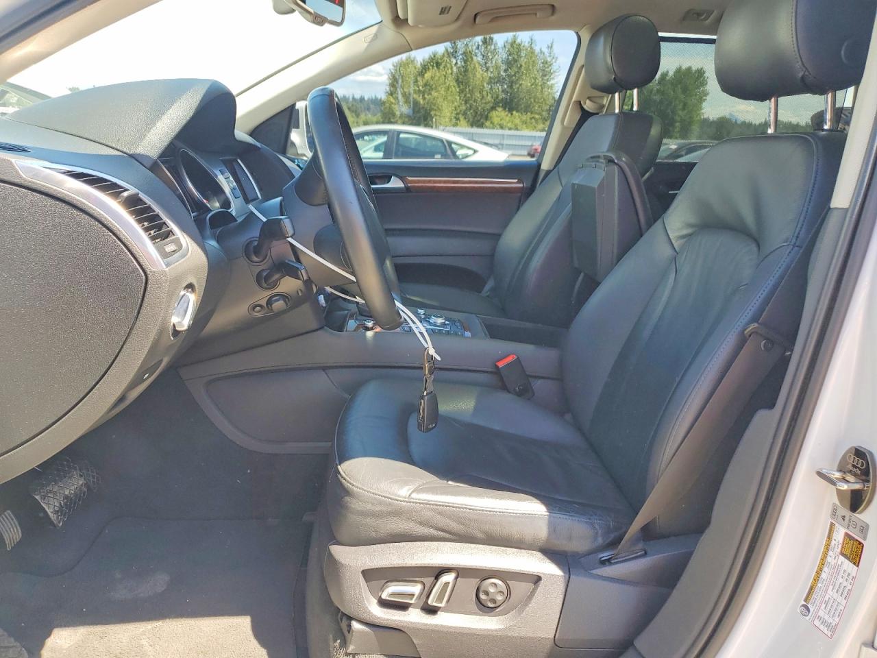 2015 Audi Q7 Premium Plus White vin: WA1LGAFEXFD001587