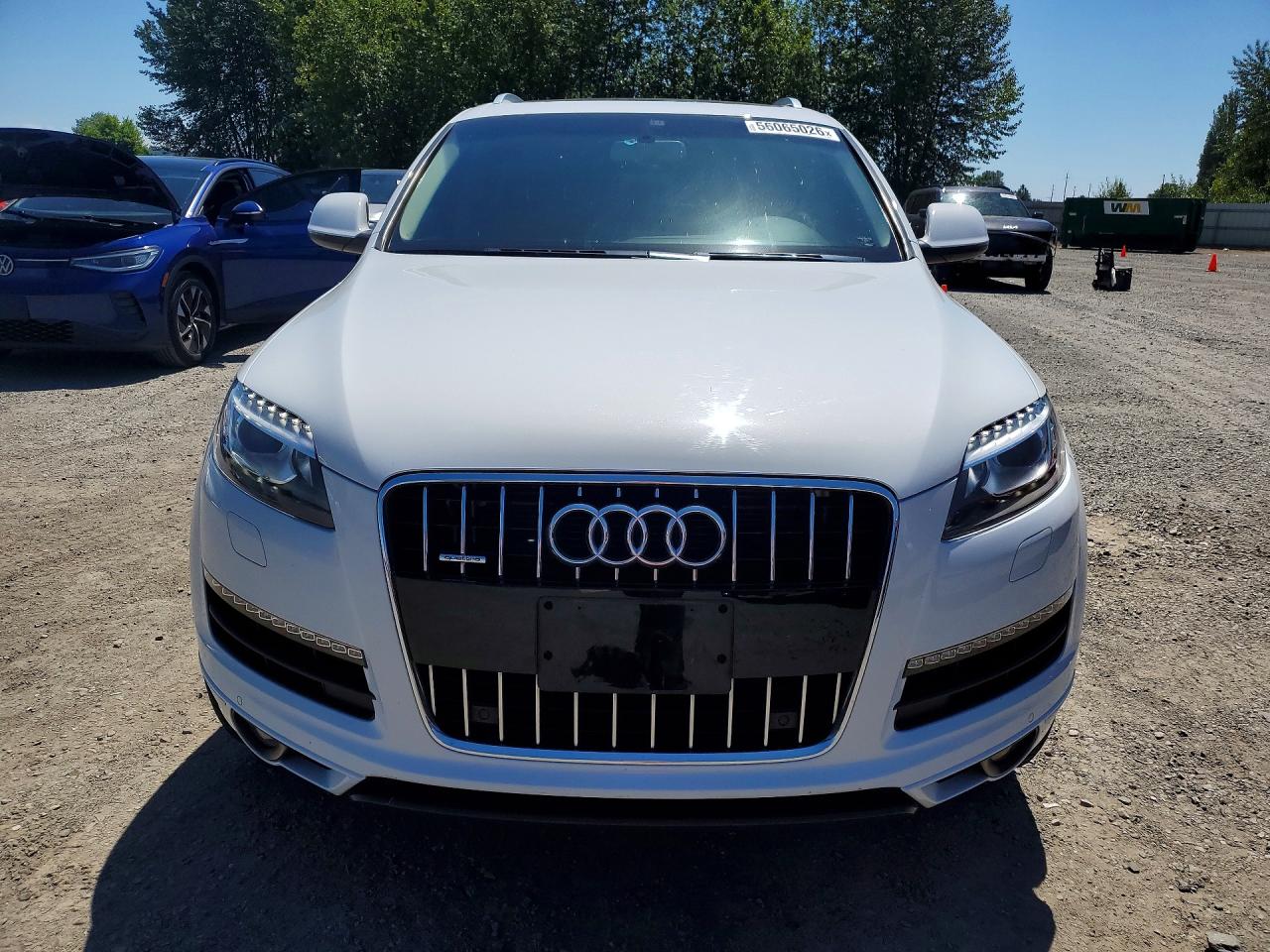 2015 Audi Q7 Premium Plus White vin: WA1LGAFEXFD001587