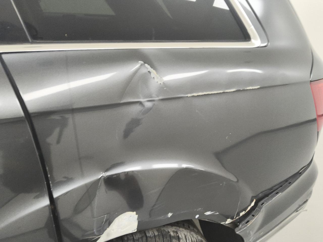 2015 Audi Q7 Premium Plus Gray vin: WA1LGAFEXFD016963 Damage: Left Qtr Panel, Severe Damage, Replacement Required