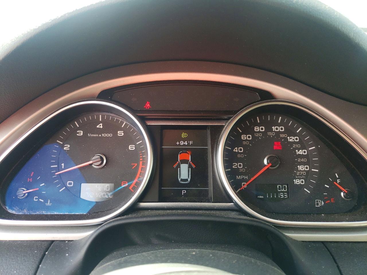 2015 Audi Q7 Premium Plus Черный vin: WA1LGAFEXFD023752