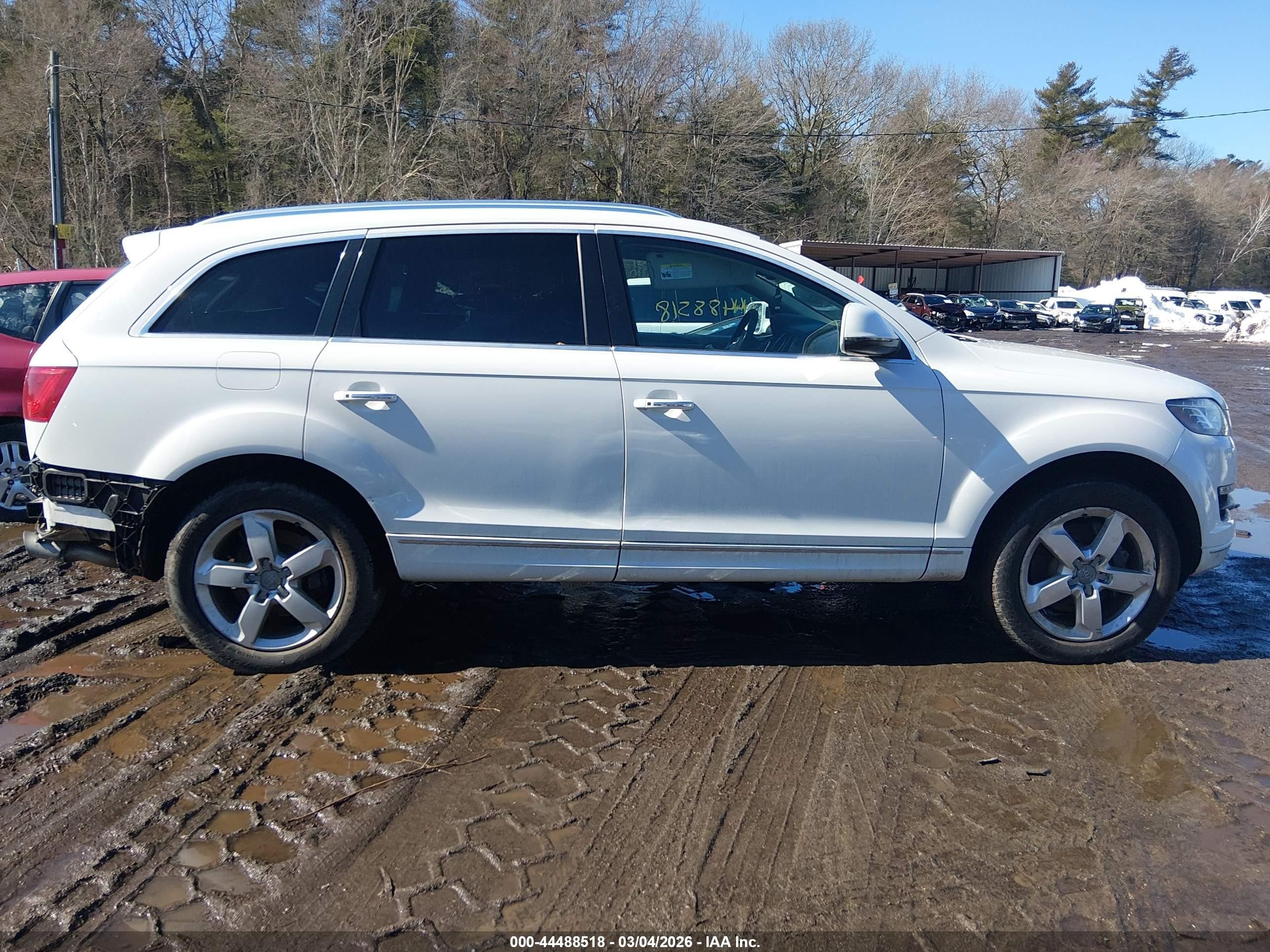 2015 Audi Q7 3.0t Premium White vin: WA1LGAFEXFD025937