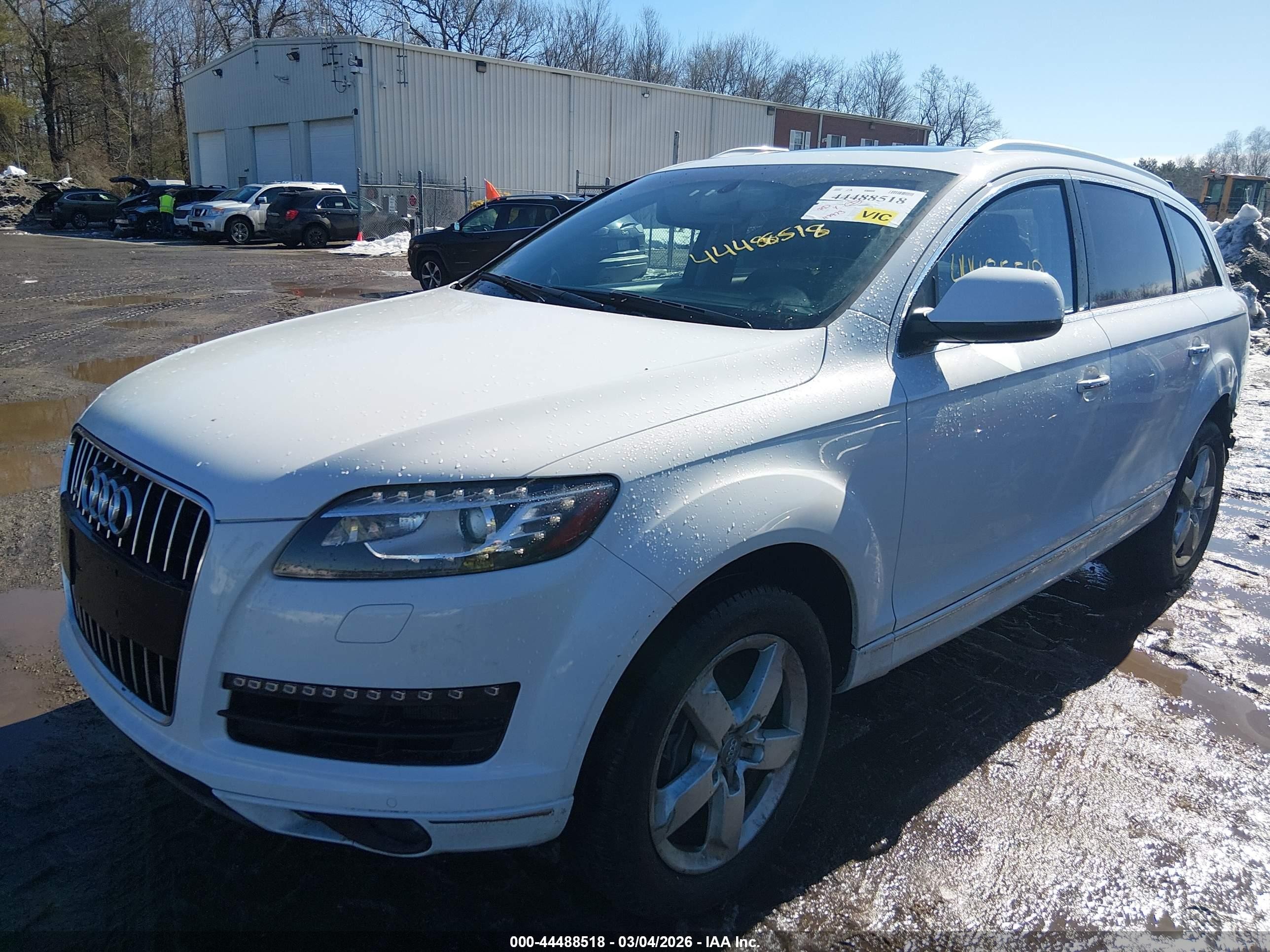 2015 Audi Q7 3.0t Premium White vin: WA1LGAFEXFD025937