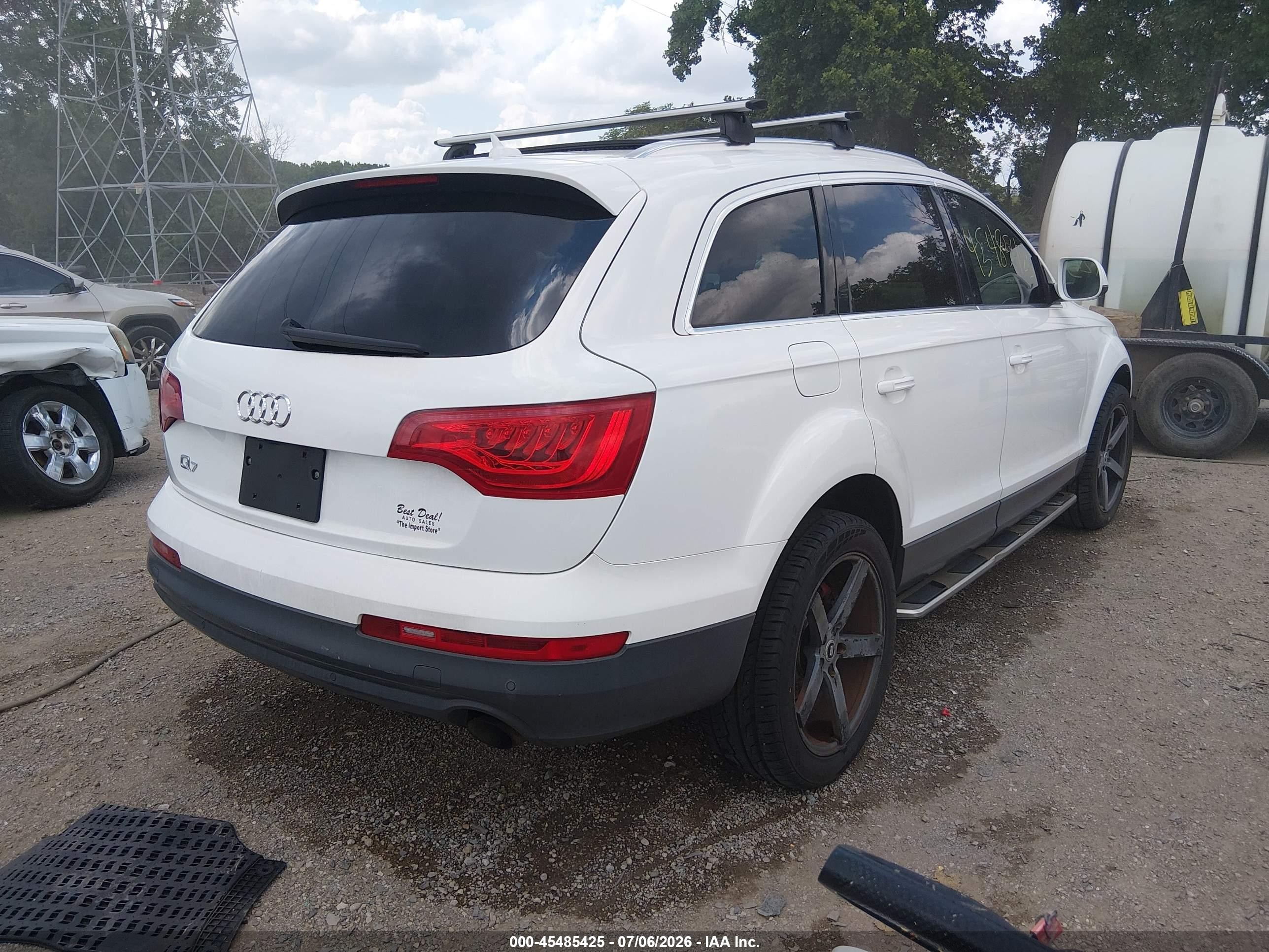 2011 Audi Q7 3.0t Premium White vin: WA1LGBFE2BD003155