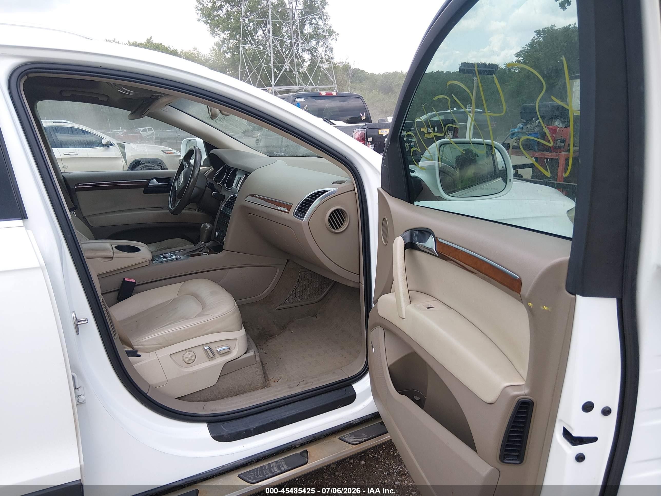 2011 Audi Q7 3.0t Premium White vin: WA1LGBFE2BD003155
