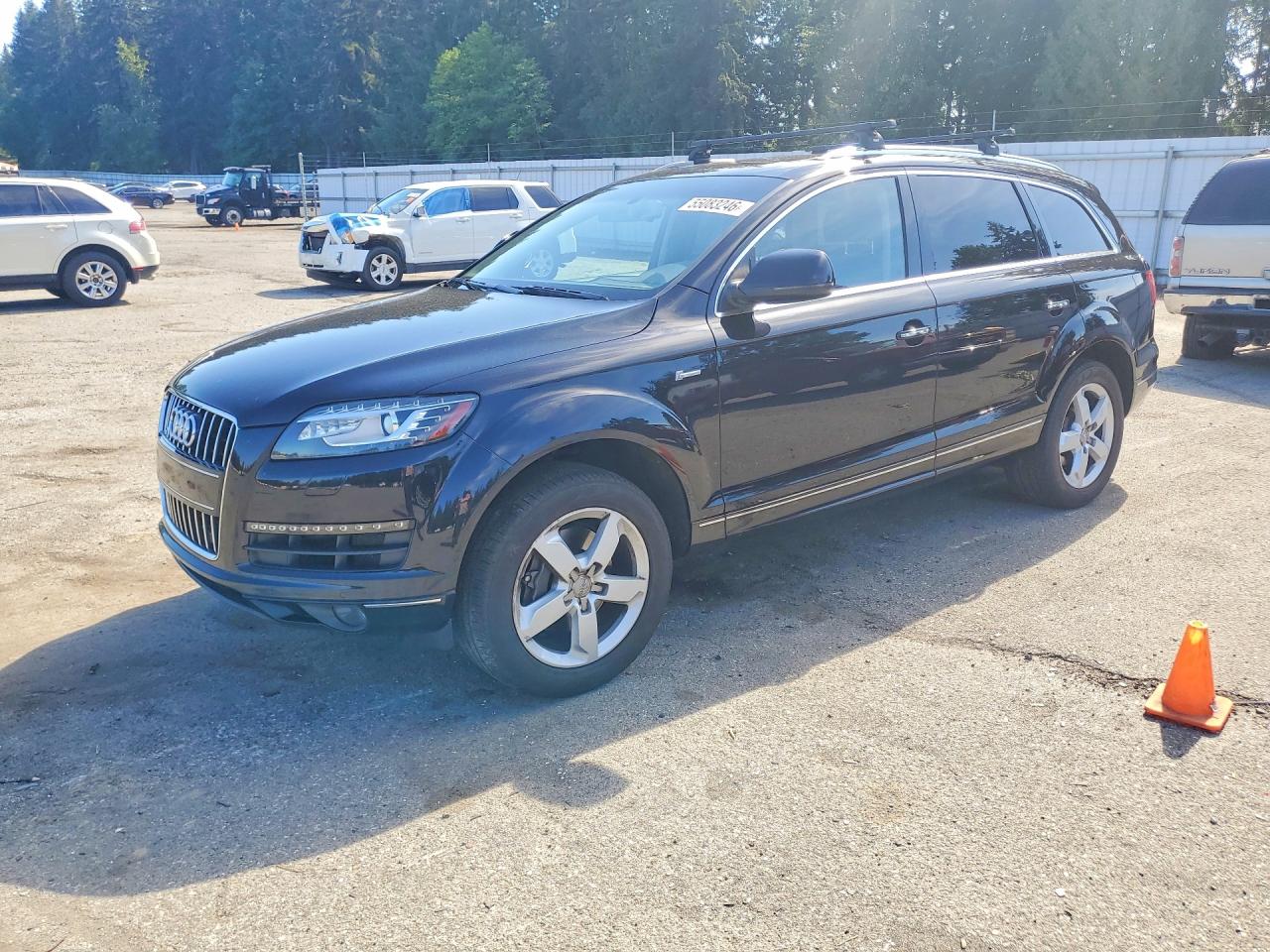 2014 Audi Q7 Premium Plus Black vin: WA1LGBFE4ED013111
