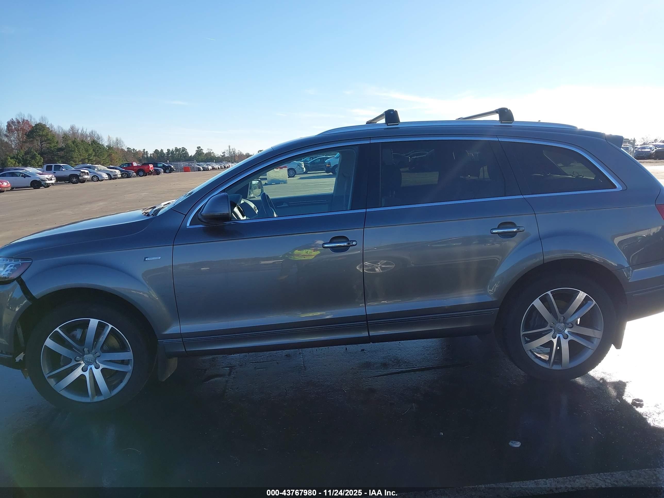 2014 Audi Q7 3.0t Premium Gray vin: WA1LGBFE8ED006193