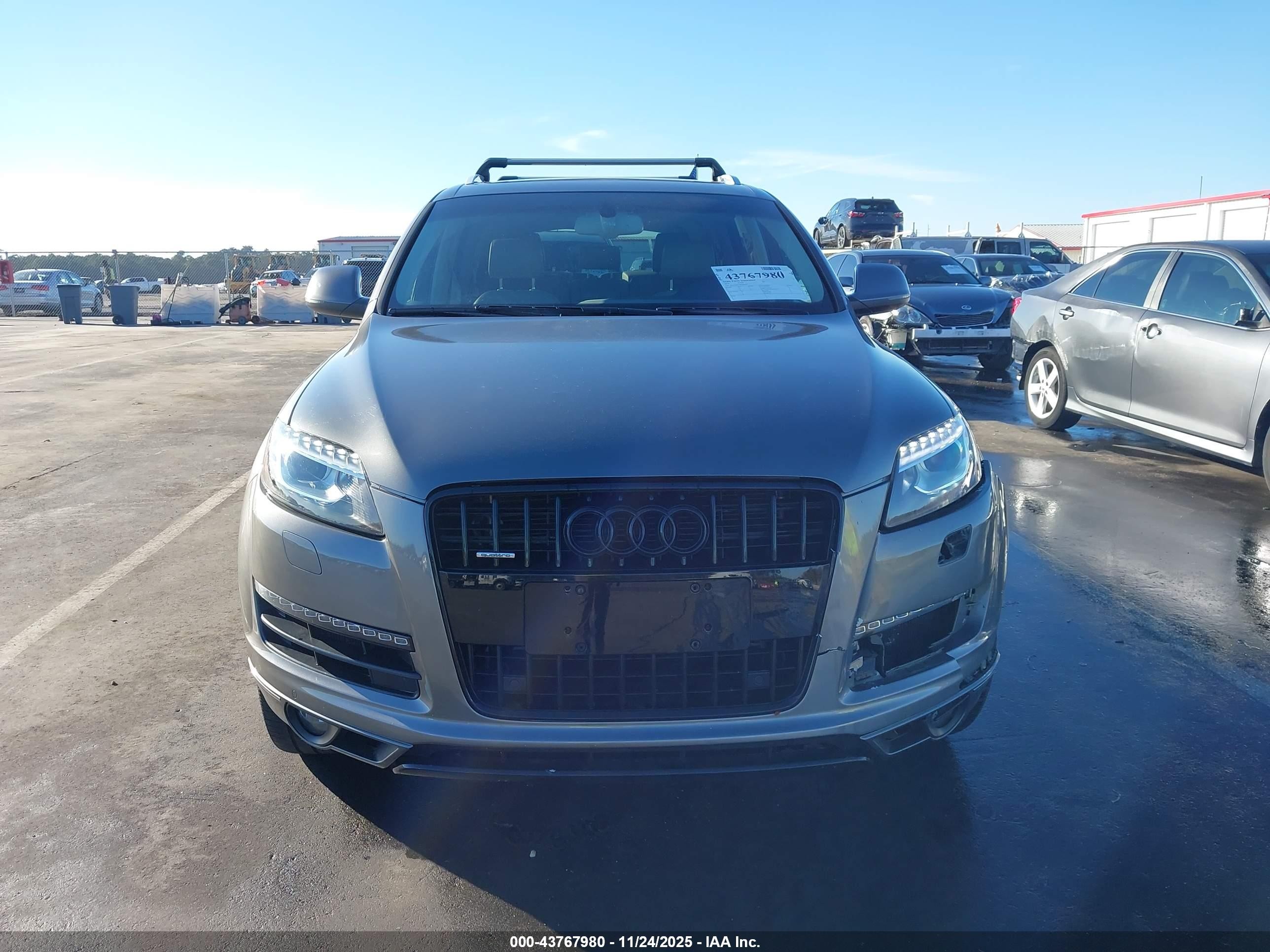 2014 Audi Q7 3.0t Premium Gray vin: WA1LGBFE8ED006193