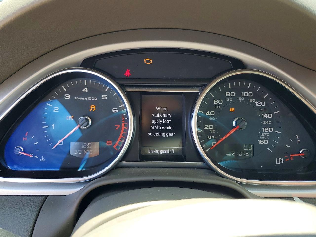 2012 Audi Q7 Premium Plus White vin: WA1LGBFEXCD000358