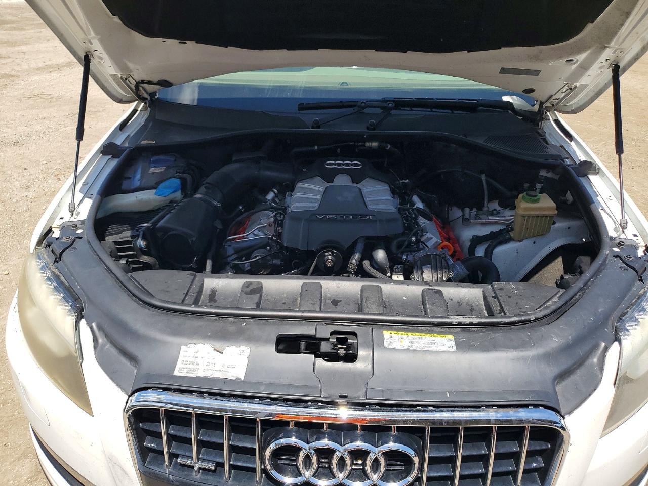 2012 Audi Q7 Premium Plus White vin: WA1LGBFEXCD000358