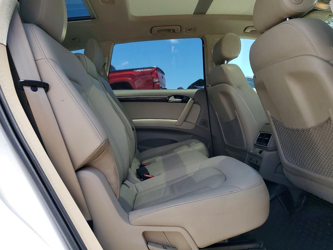 2012 Audi Q7 Premium Plus White vin: WA1LGBFEXCD000358