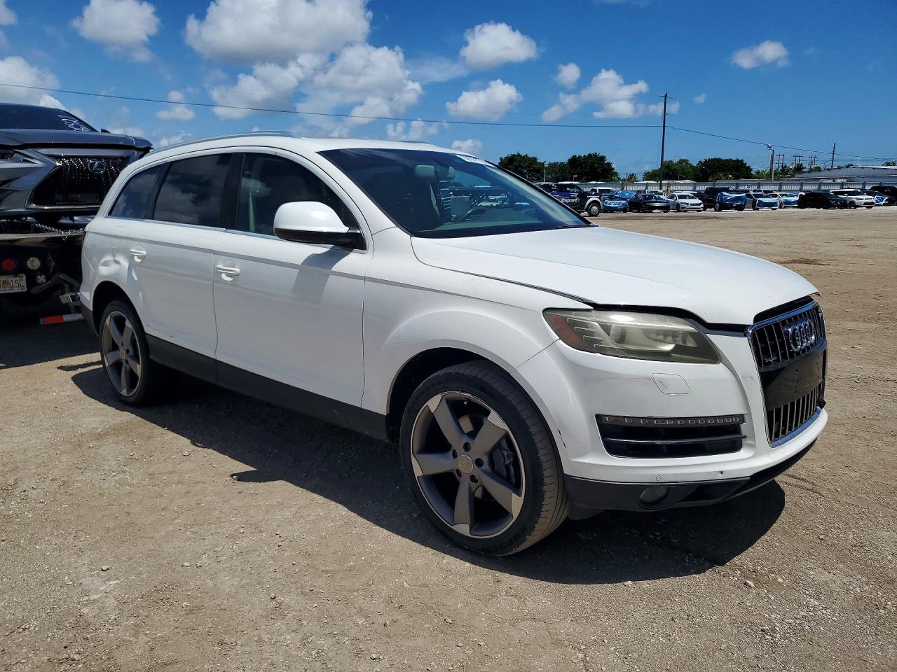 2012 Audi Q7 Premium Plus White vin: WA1LGBFEXCD000358