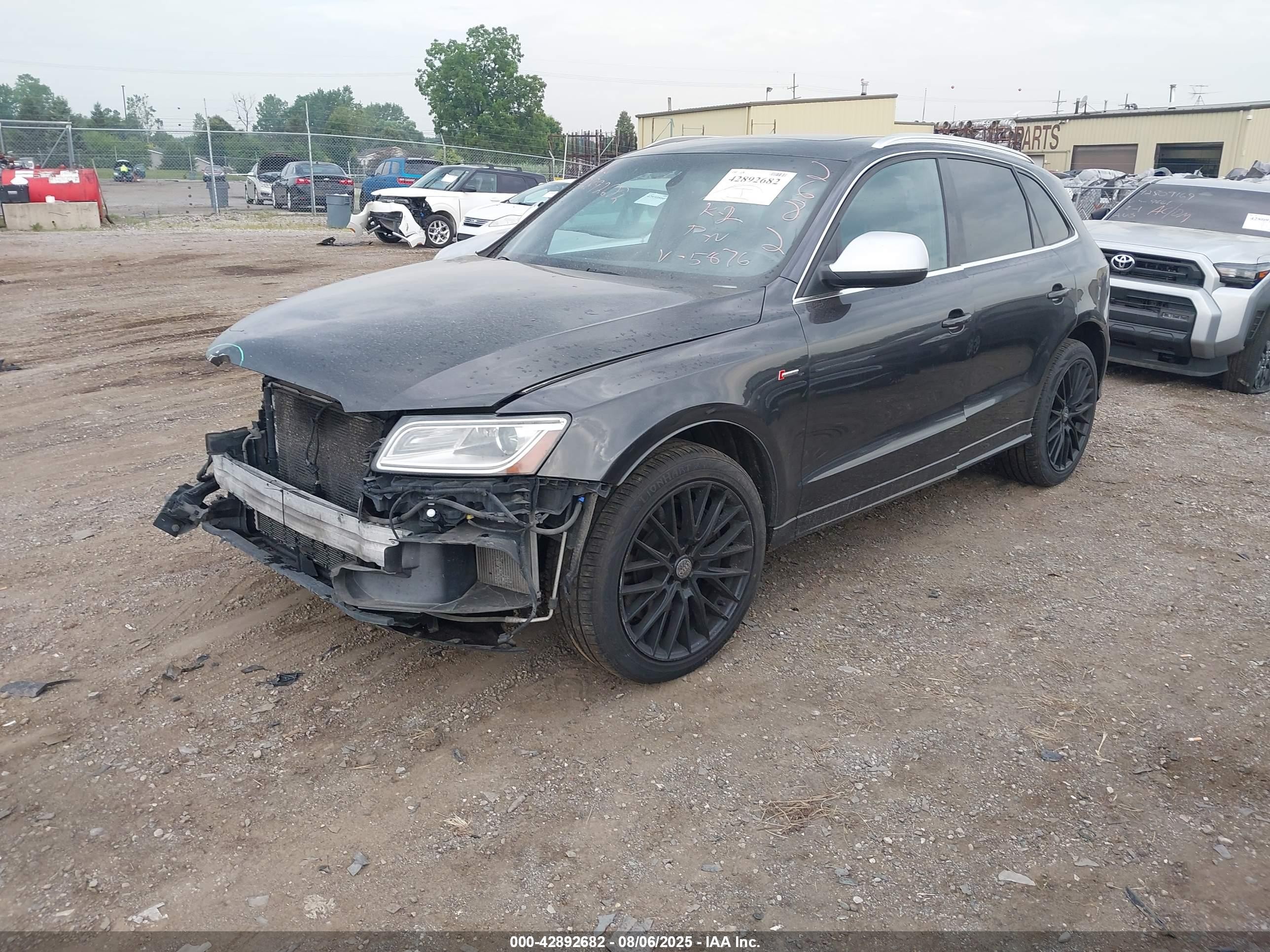 2014 Audi Q5 3.0 Technik Gray vin: WA1LGCFP1EA085876