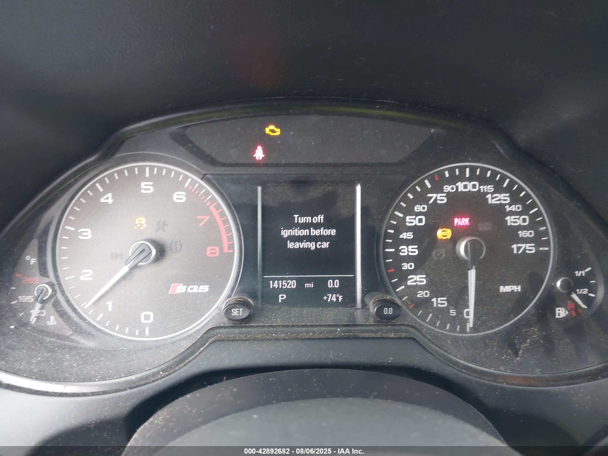 2014 Audi Q5 3.0 Technik Gray vin: WA1LGCFP1EA085876