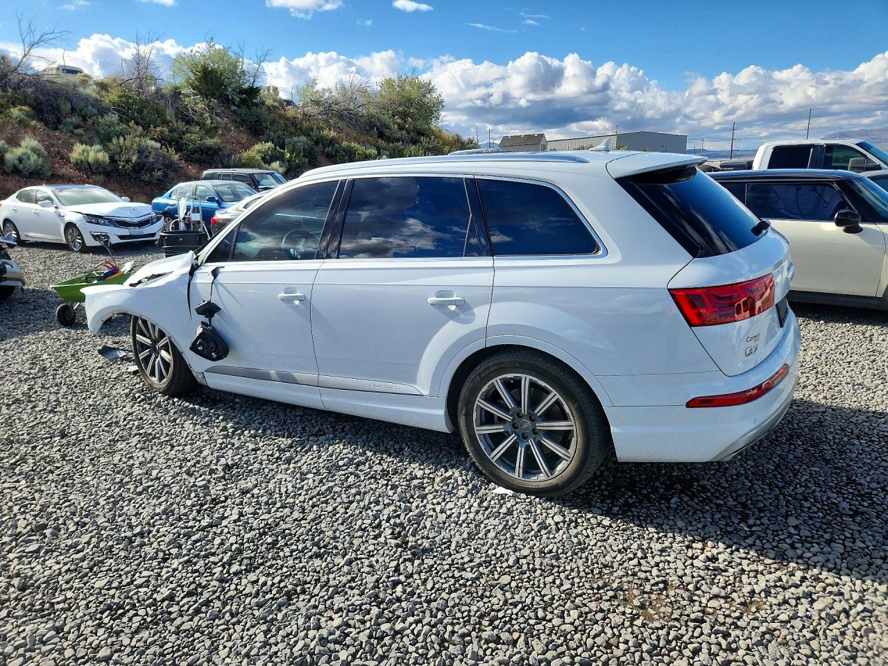 2019 Audi Q7 Premium Plus White vin: WA1LHAF70KD026460