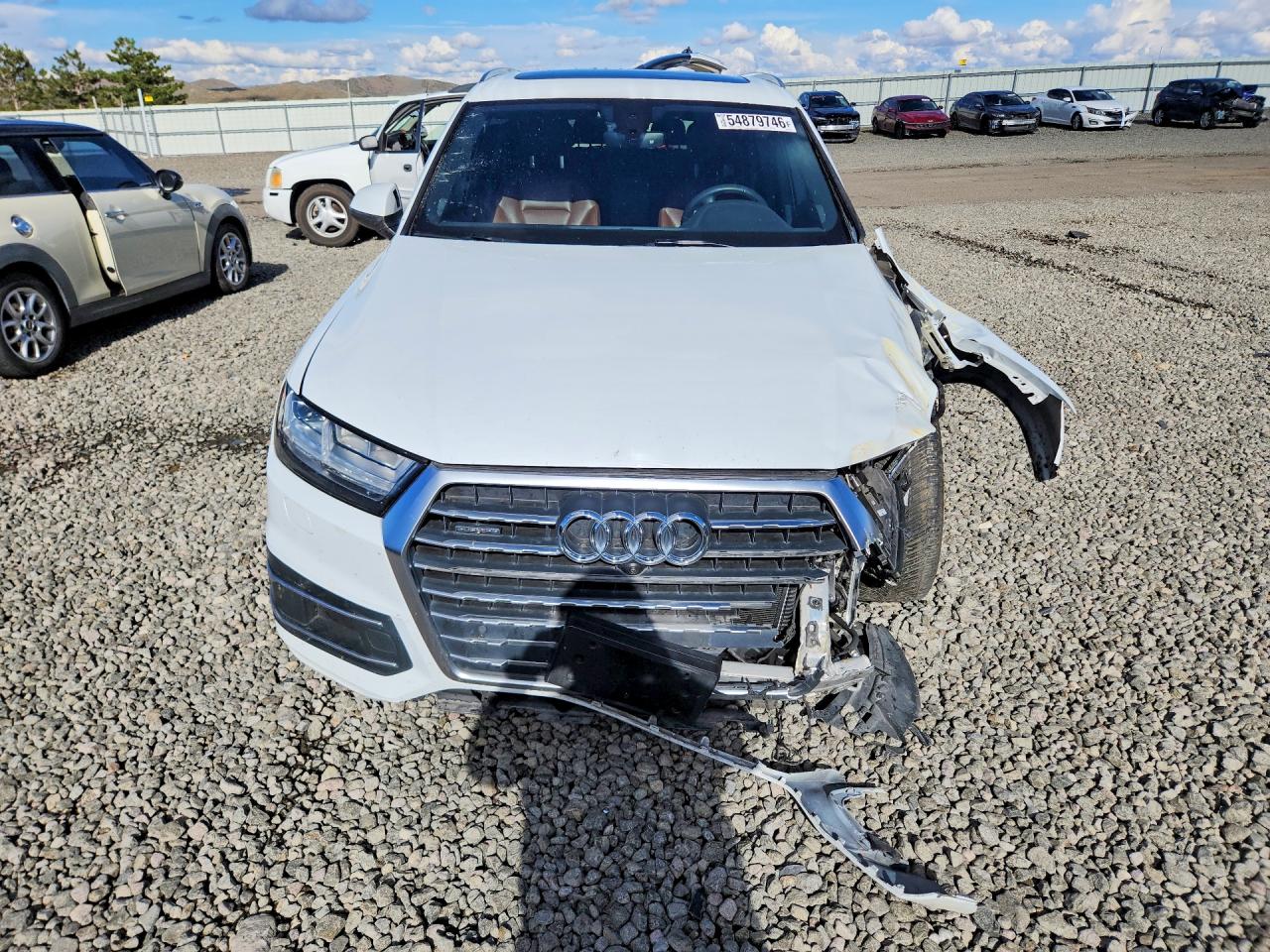 2019 Audi Q7 Premium Plus White vin: WA1LHAF70KD026460