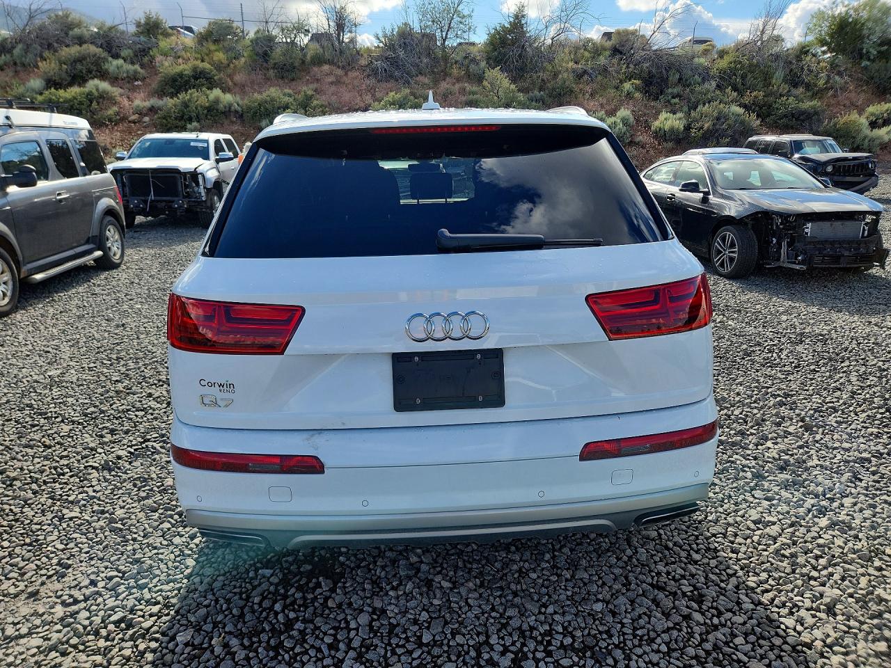 2019 Audi Q7 Premium Plus White vin: WA1LHAF70KD026460