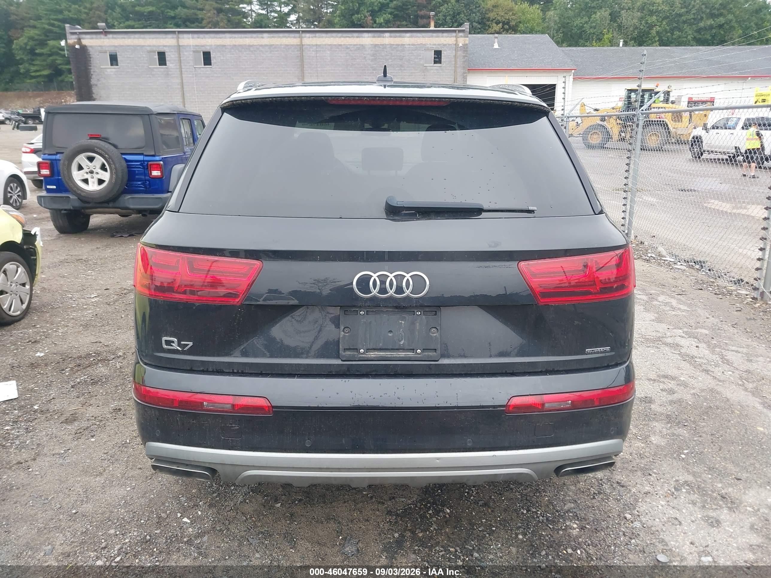 2017 Audi Q7 2.0t Premium Black vin: WA1LHAF76HD046740