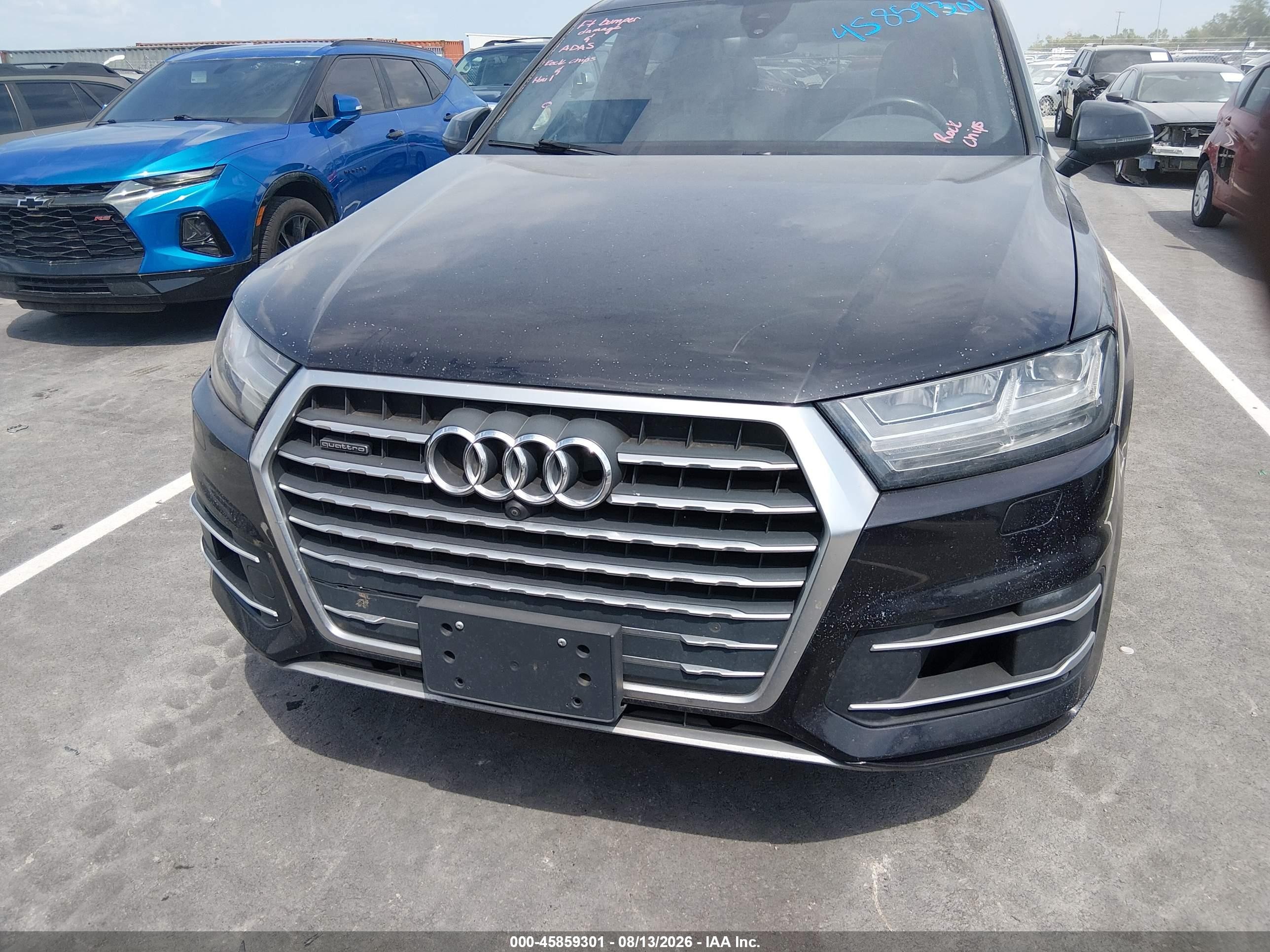2019 Audi Q7 45 Premium/45 Se Premium Black vin: WA1LHAF77KD026052