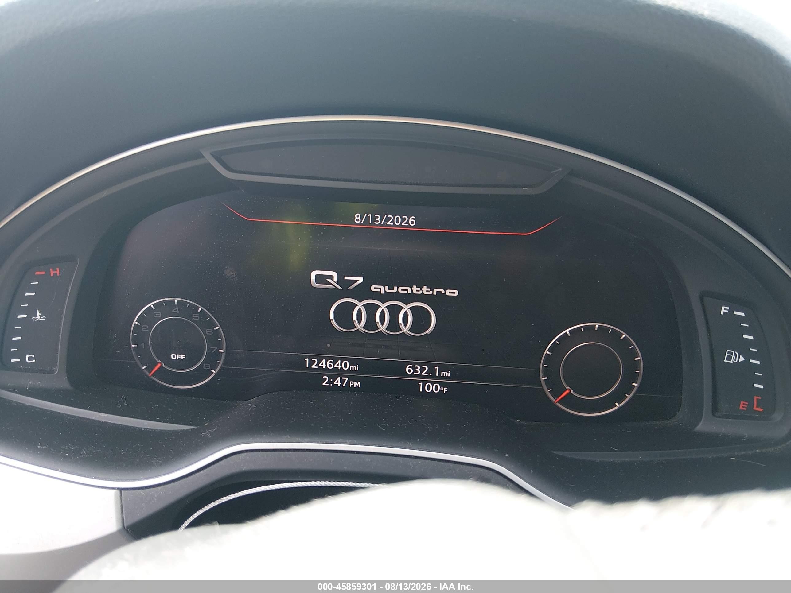 2019 Audi Q7 45 Premium/45 Se Premium Black vin: WA1LHAF77KD026052