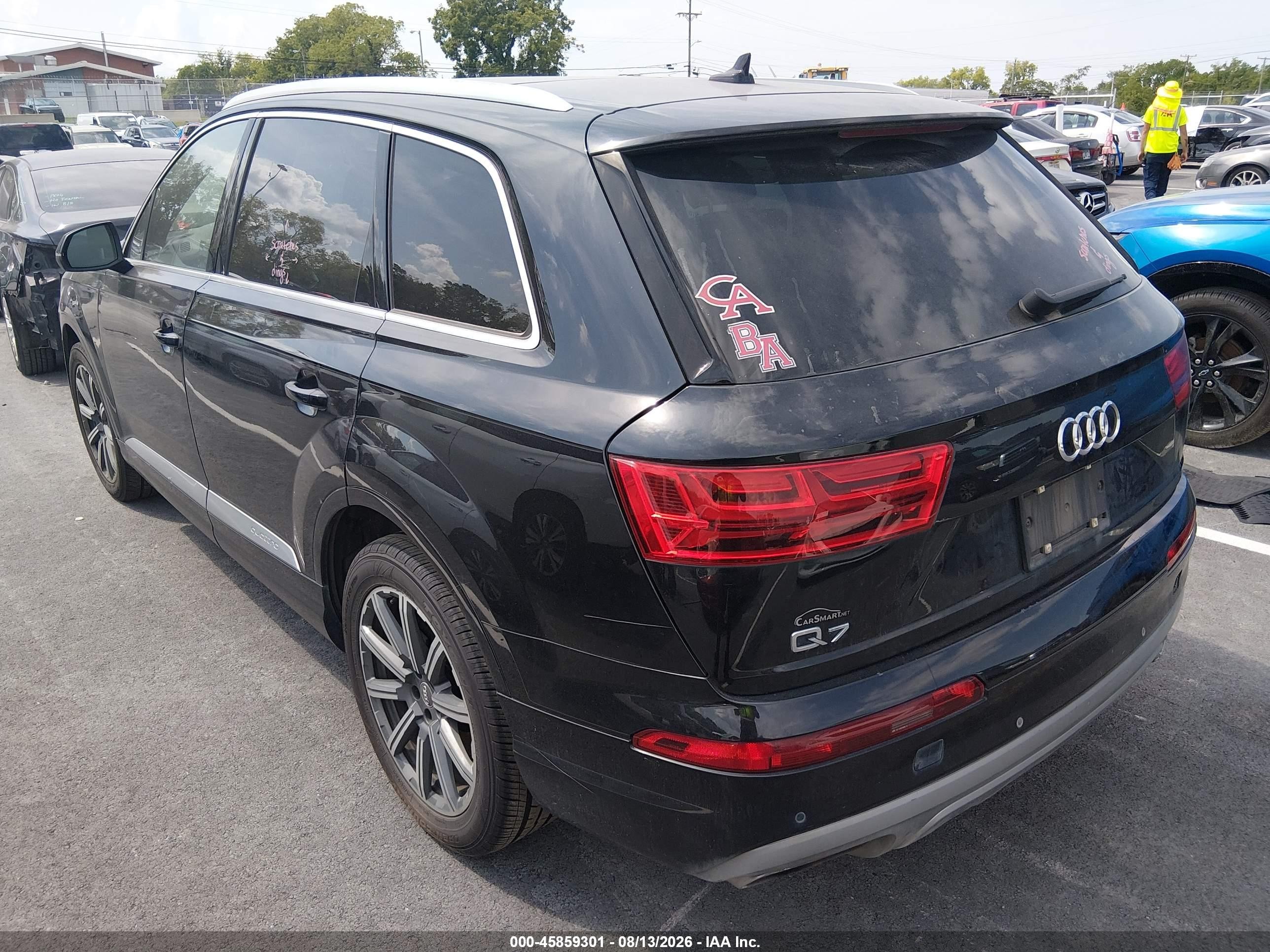 2019 Audi Q7 45 Premium/45 Se Premium Black vin: WA1LHAF77KD026052