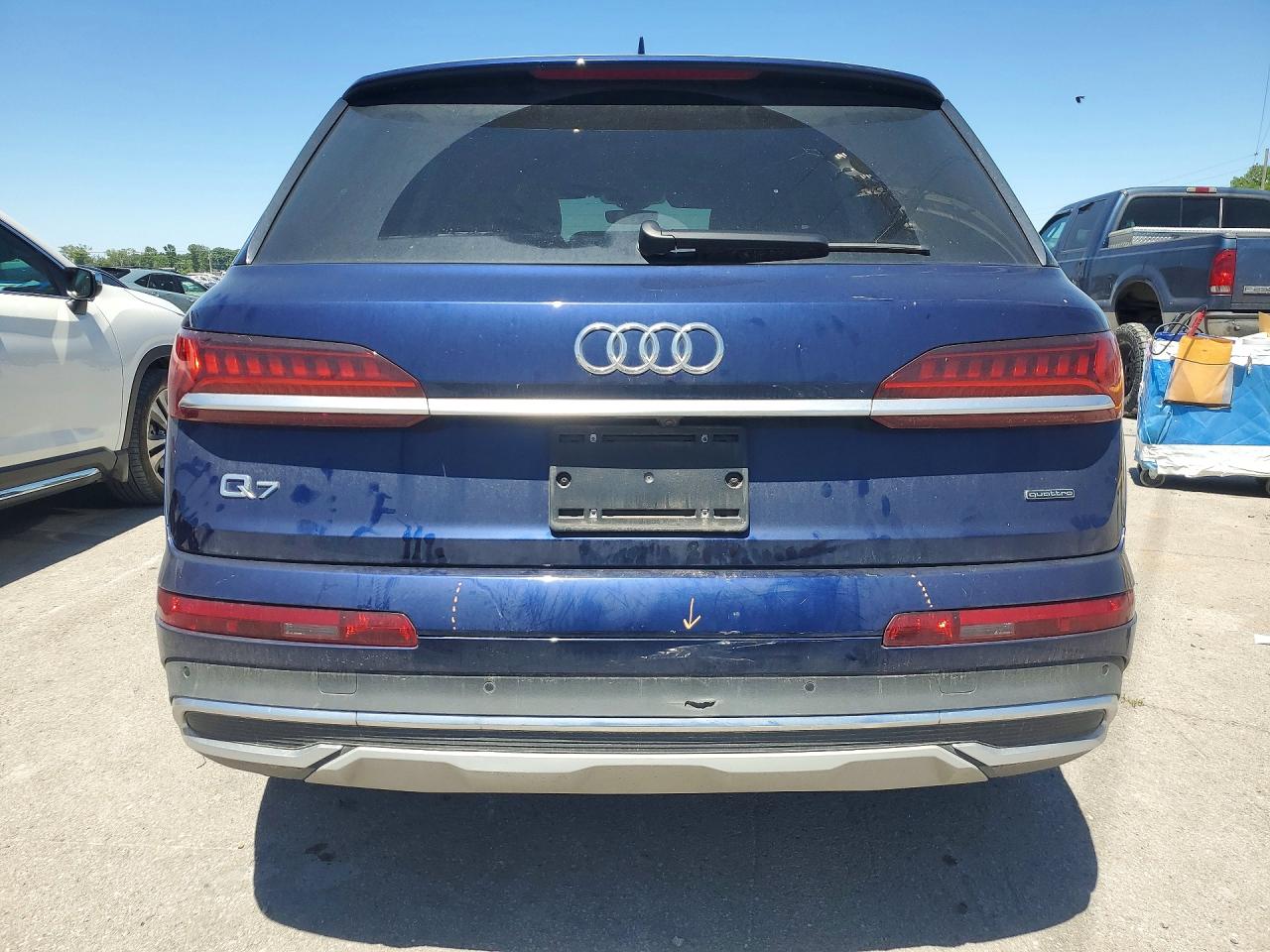 2021 Audi Q7 Premium Plus Blue vin: WA1LJAF70MD020679