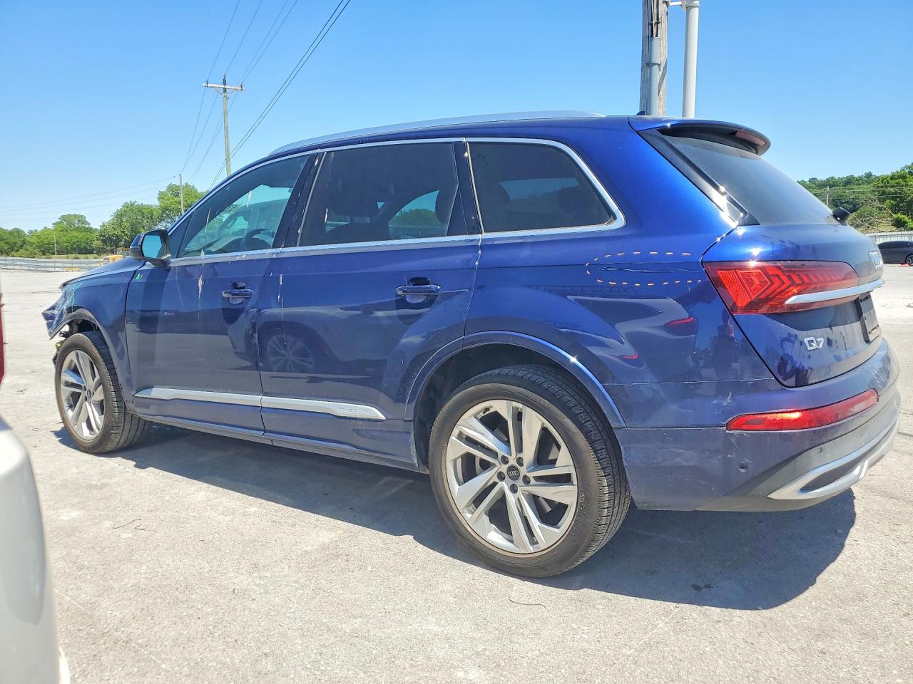 2021 Audi Q7 Premium Plus Blue vin: WA1LJAF70MD020679