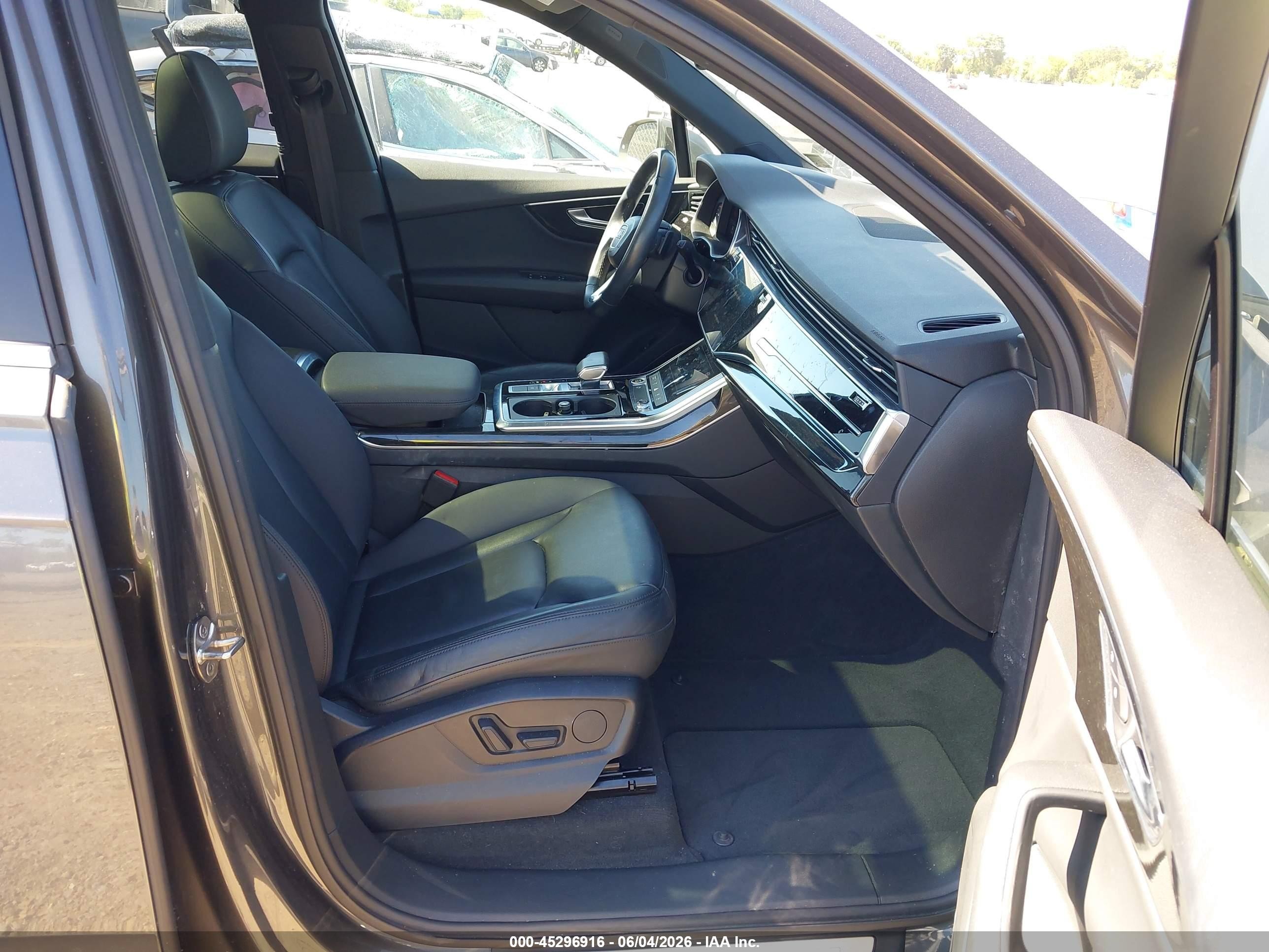 2021 Audi Q7 Premium Plus 45 Tfsi Quattro Tiptronic Gray vin: WA1LJAF71MD021615