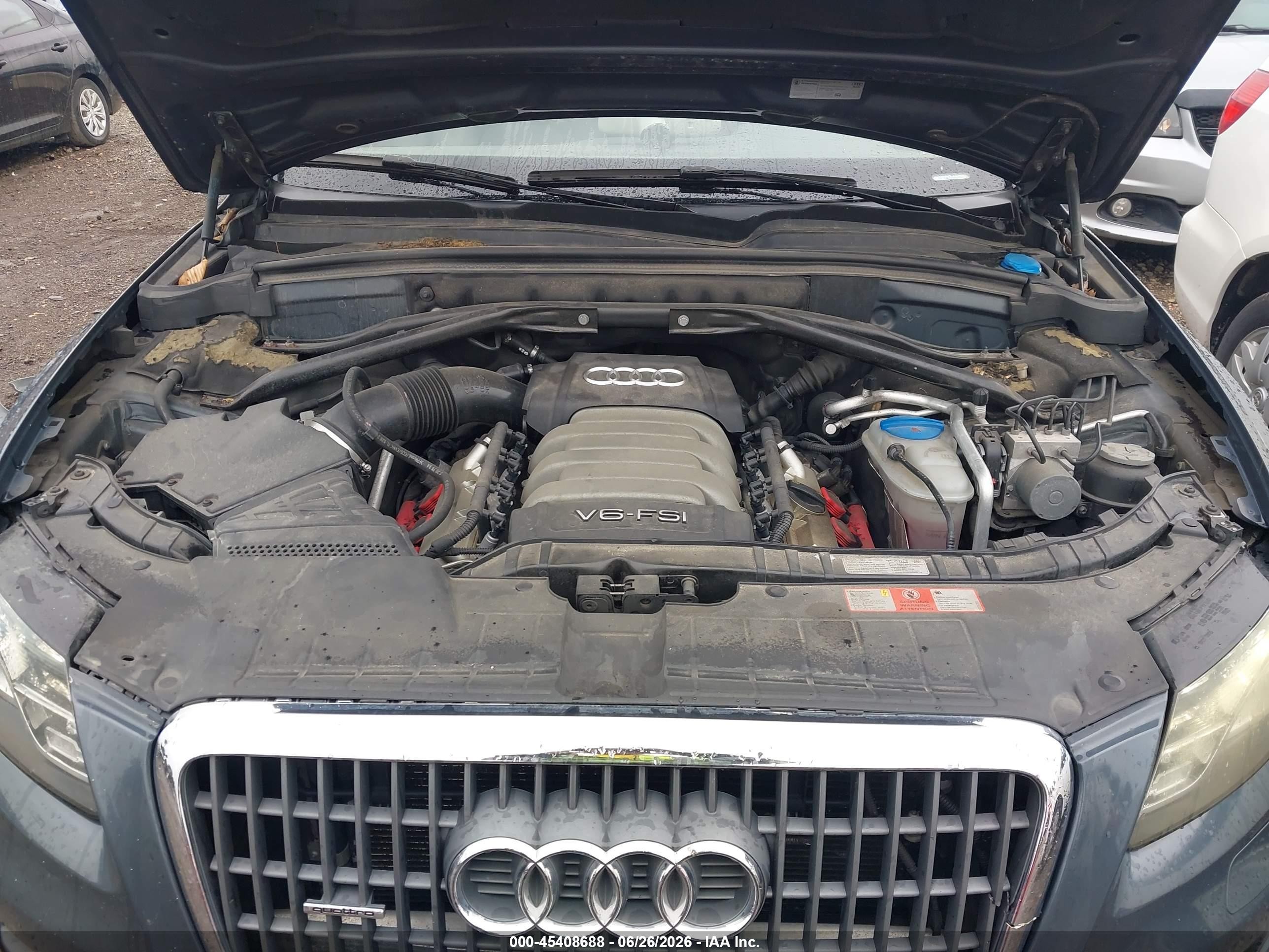 2010 Audi Q5 3.2 Premium Gray vin: WA1LKAFP0AA048749