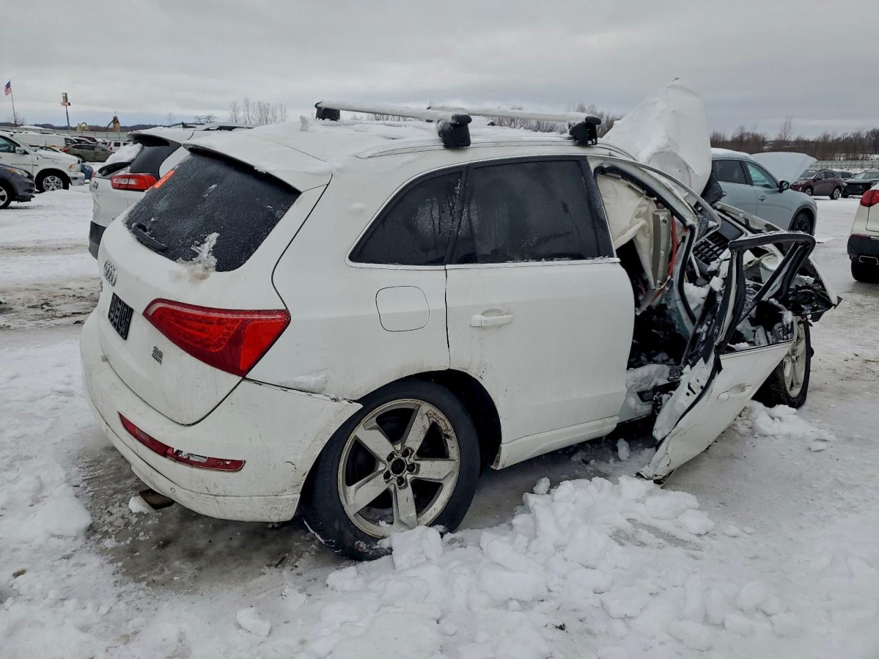 2010 Audi Q5 Premium Plus White vin: WA1LKAFP2AA017650